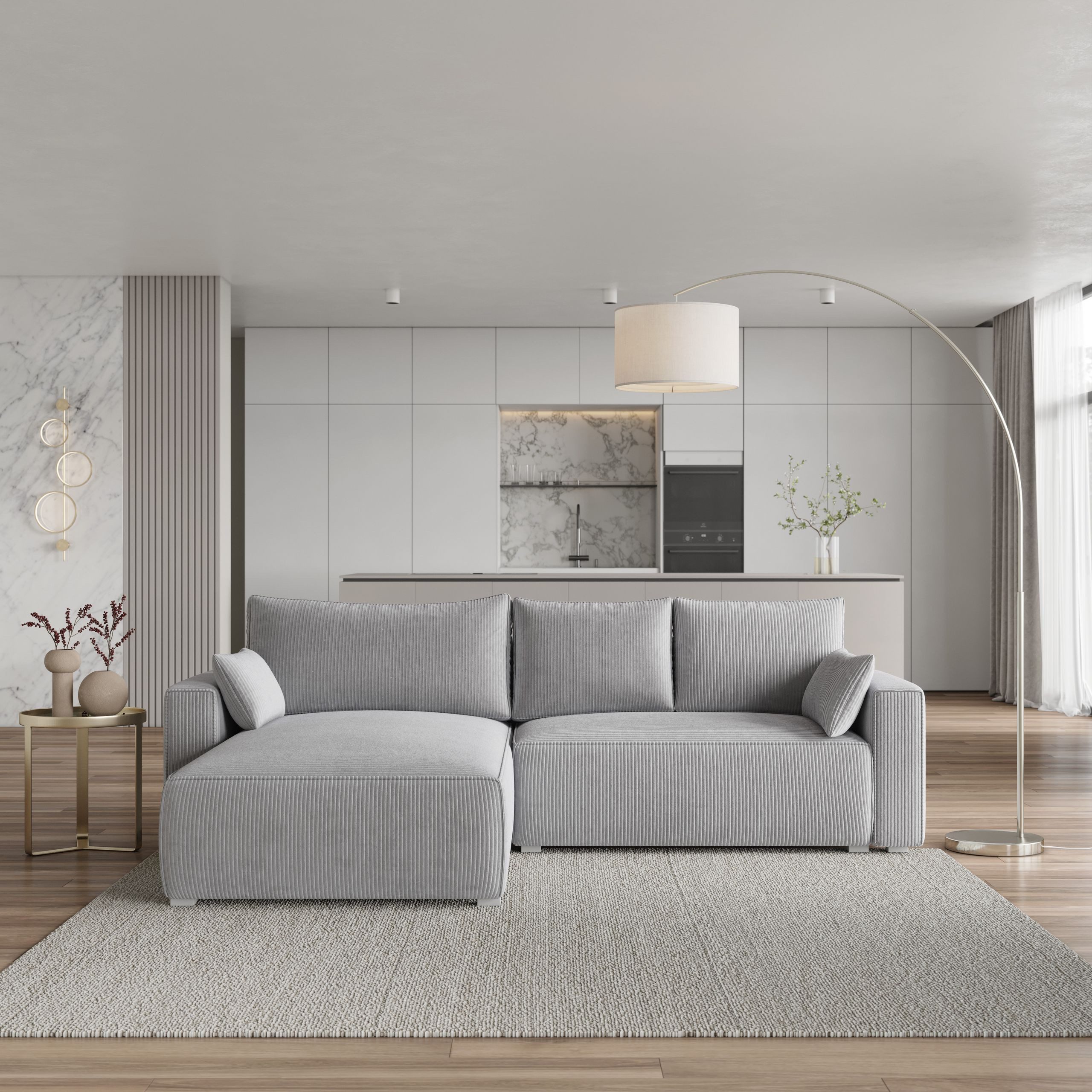 Masseno Ecksofa FORIL mit Schlaffunktion L-Form, günstig online kaufen