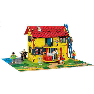 Micki Puppenhaus Villa Kunterbunt Spielhaus mit Spielmatte