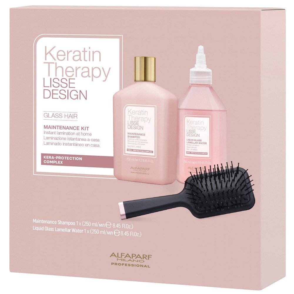 Alfaparf Milano Уход за волосами-Set Alfaparf Keratin Therapy GLASS HAIR Geschenkset