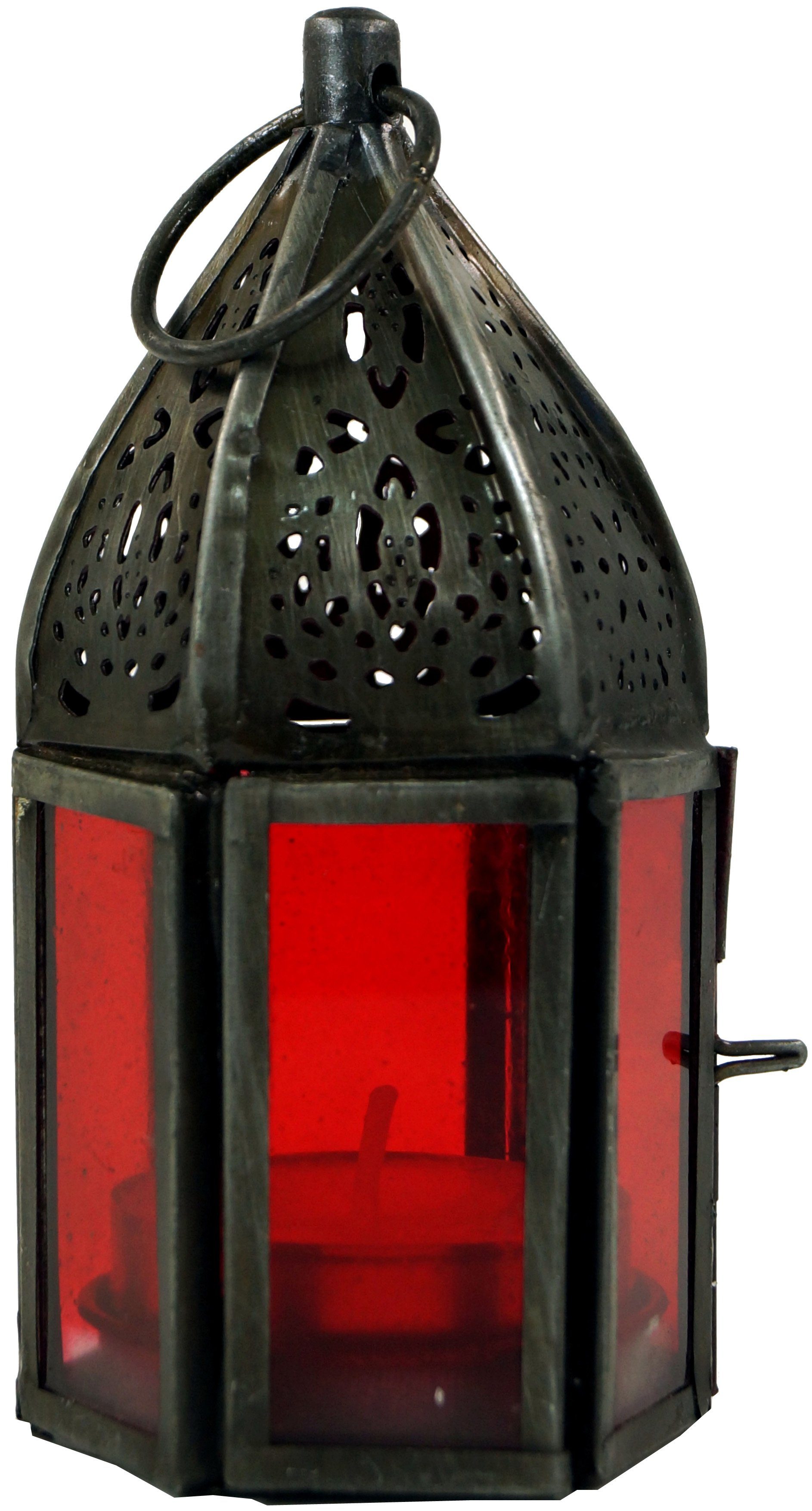 Guru-Shop Laterne Orientalische Metall/Glas Laterne in..