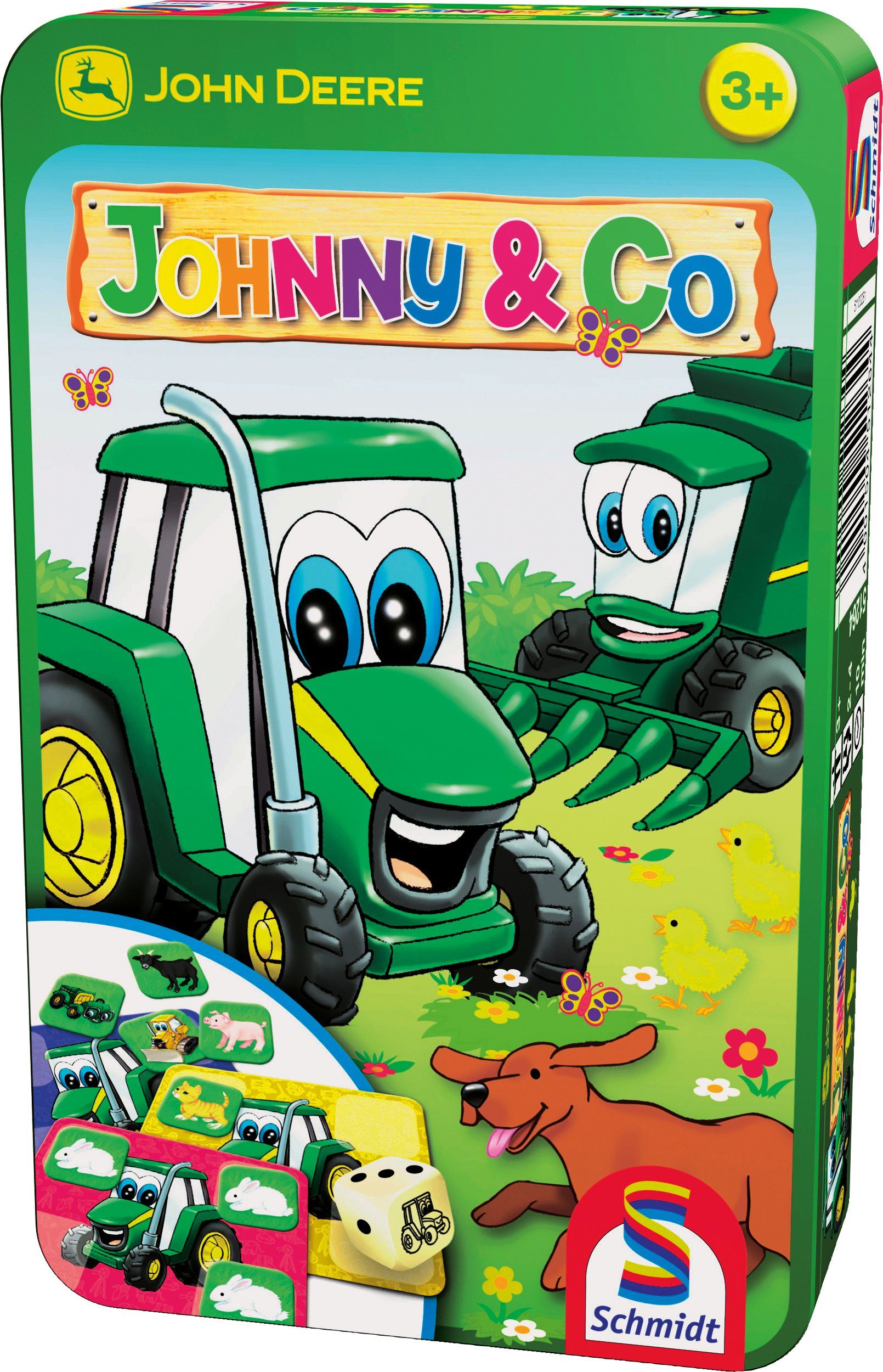 John 51264 - Co. Schmidt & Deere, Johnny Spiele Spiel, Kinder-Traktorspi