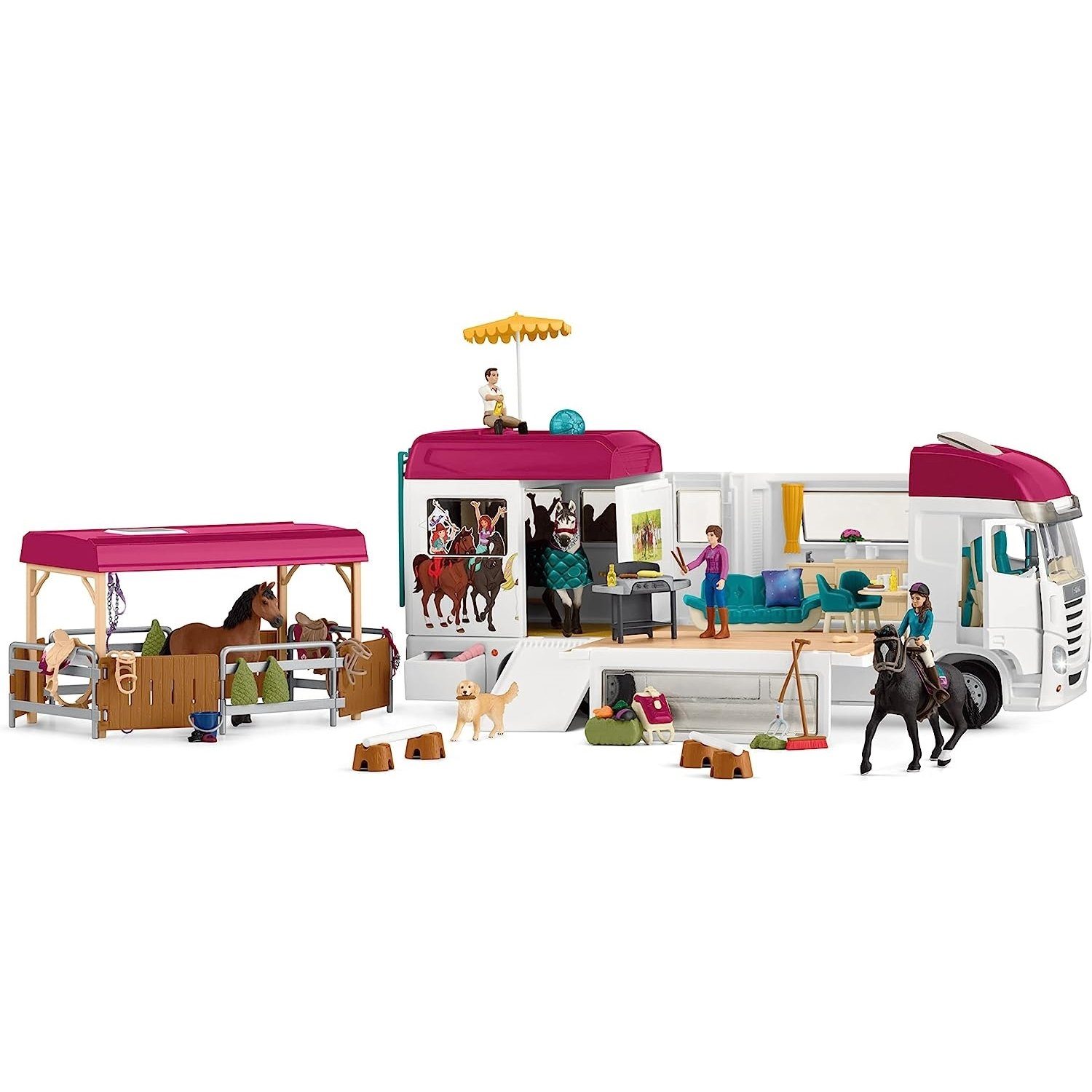 Schleich® Tierfigur 42619 Pferdetransporter günstig online kaufen