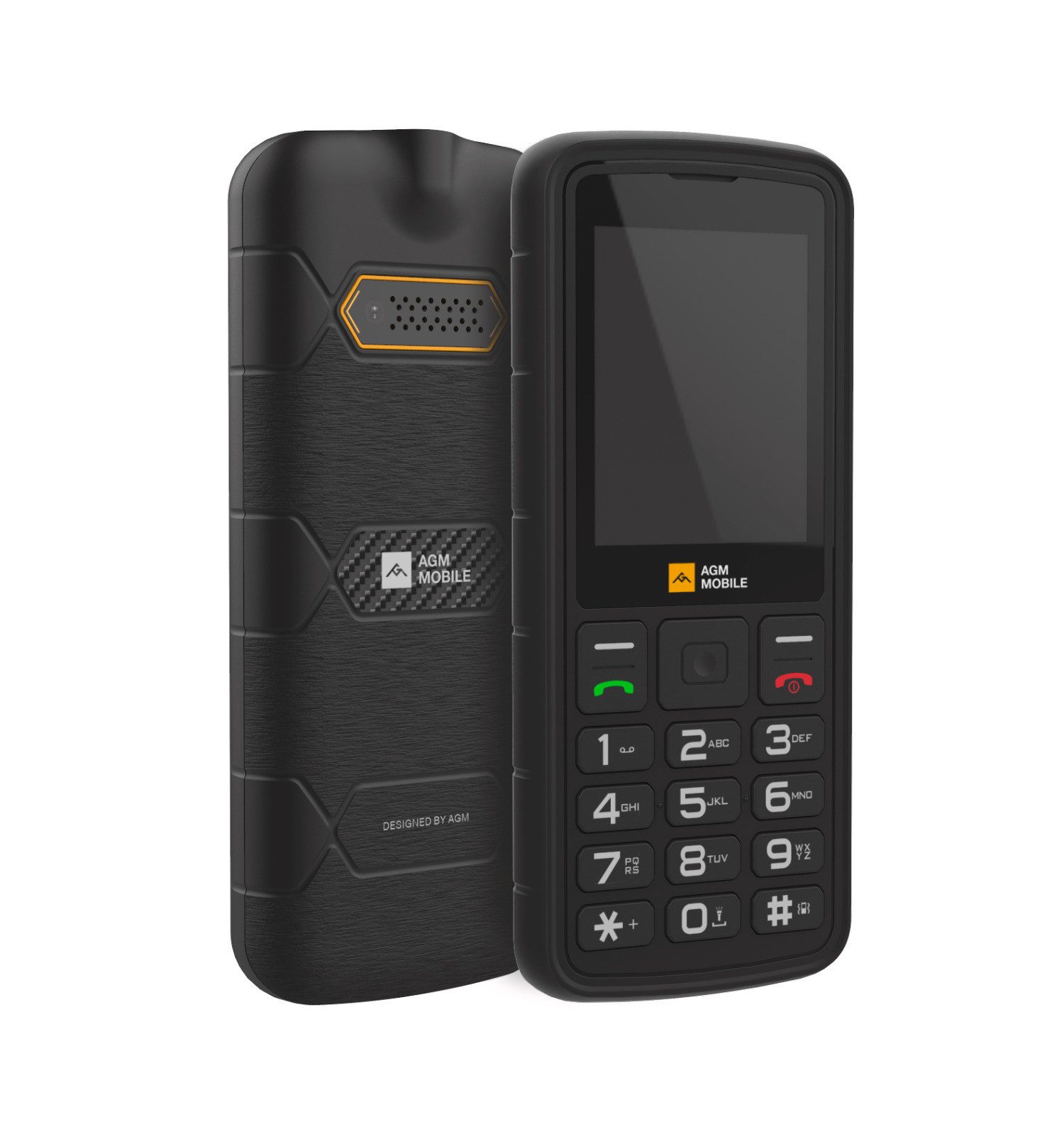 Beafon AGM by Bea-fon M9 Bartype (4G) rugged Handy (2.4 Zoll, 2 MP Kamera, Mobilfunk)