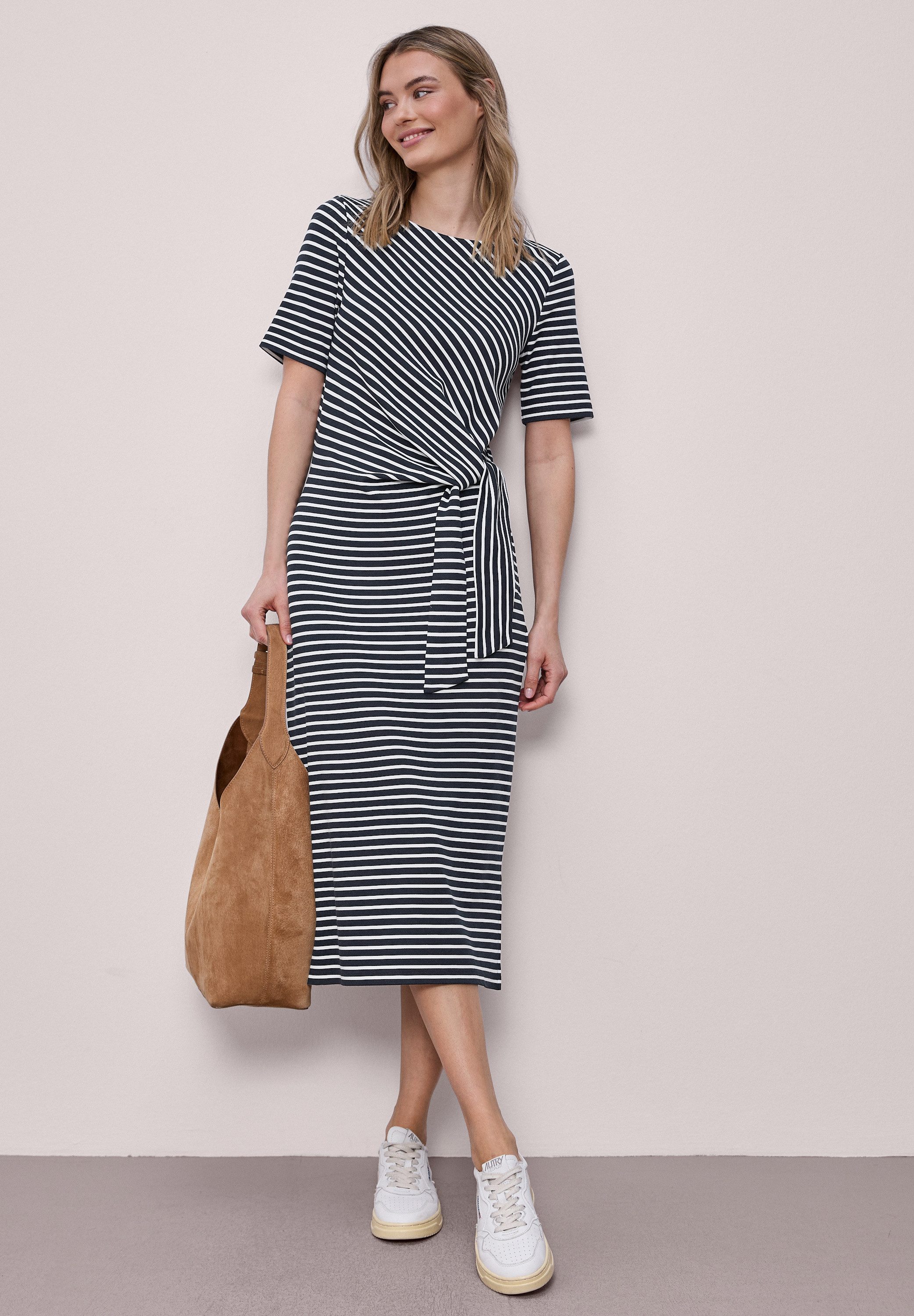STREET ONE Jerseykleid mit Rundhalsausschnitt günstig online kaufen