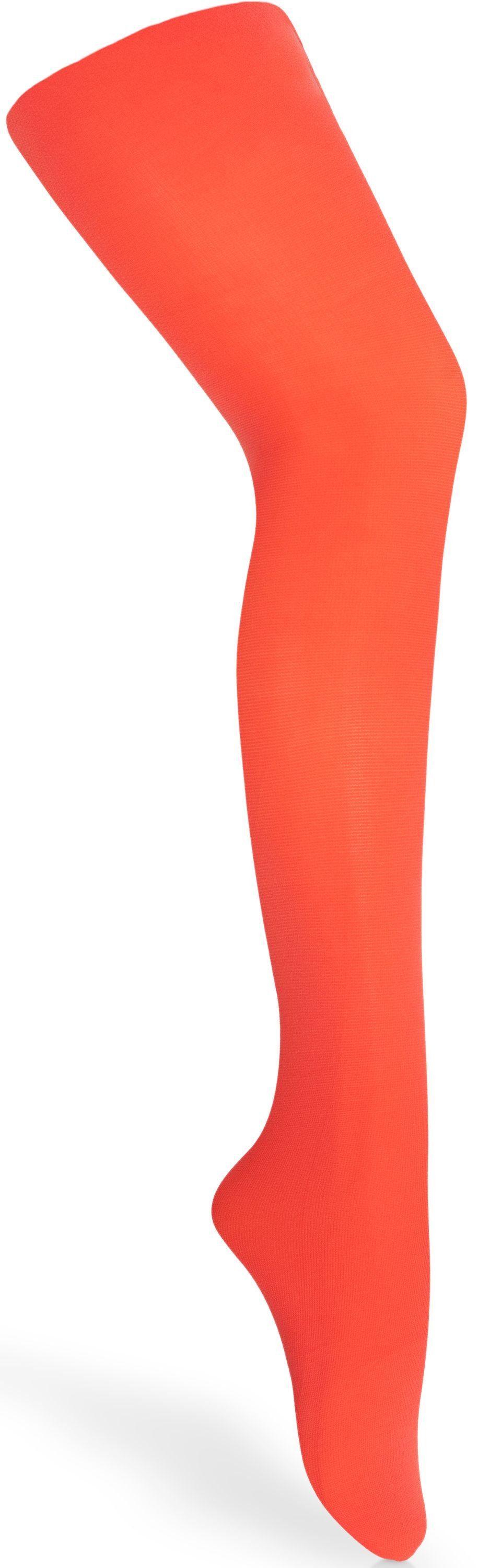 Merry für 60 Microfaser DEN Strumpfhose Kinder Mädchen Style 60 (1 DEN St) Coral-10 Strumpfhose