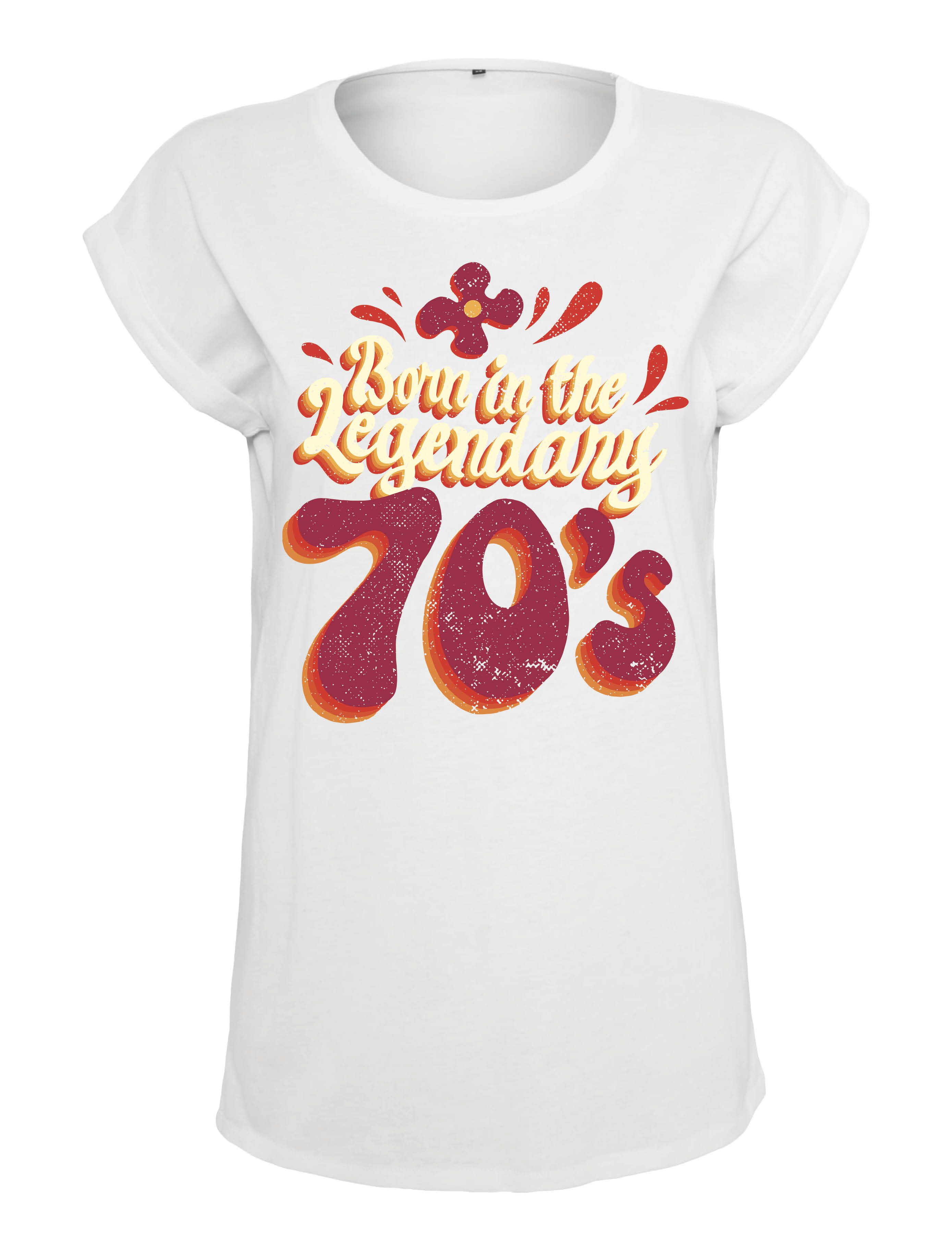 Youth Designz Print-Shirt "Born in the Legendary 70s" Damen T-Shirt Stateme günstig online kaufen