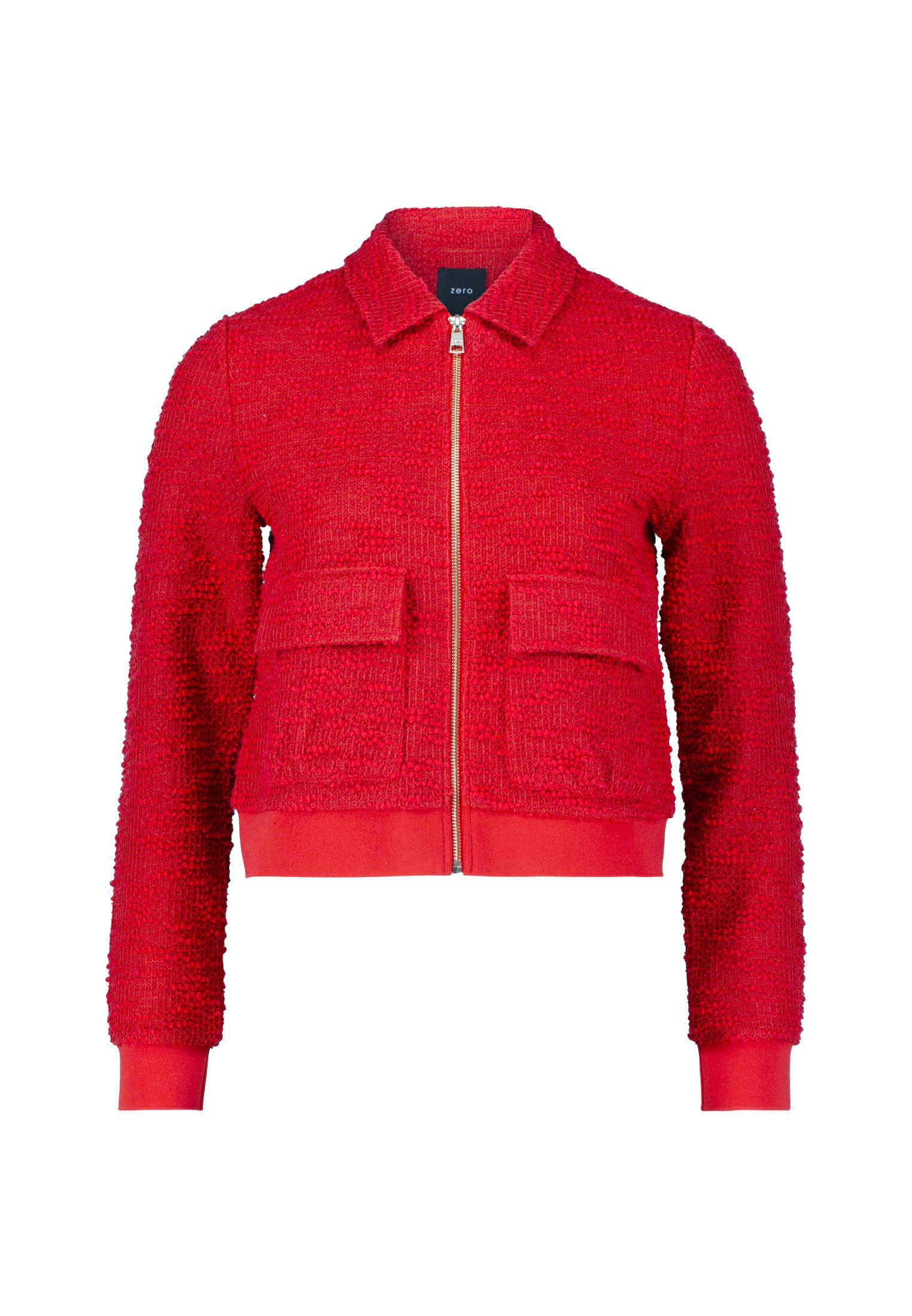 Zero Jackenblazer zero Bouclè-Jacke mit Klappentaschen günstig online kaufen