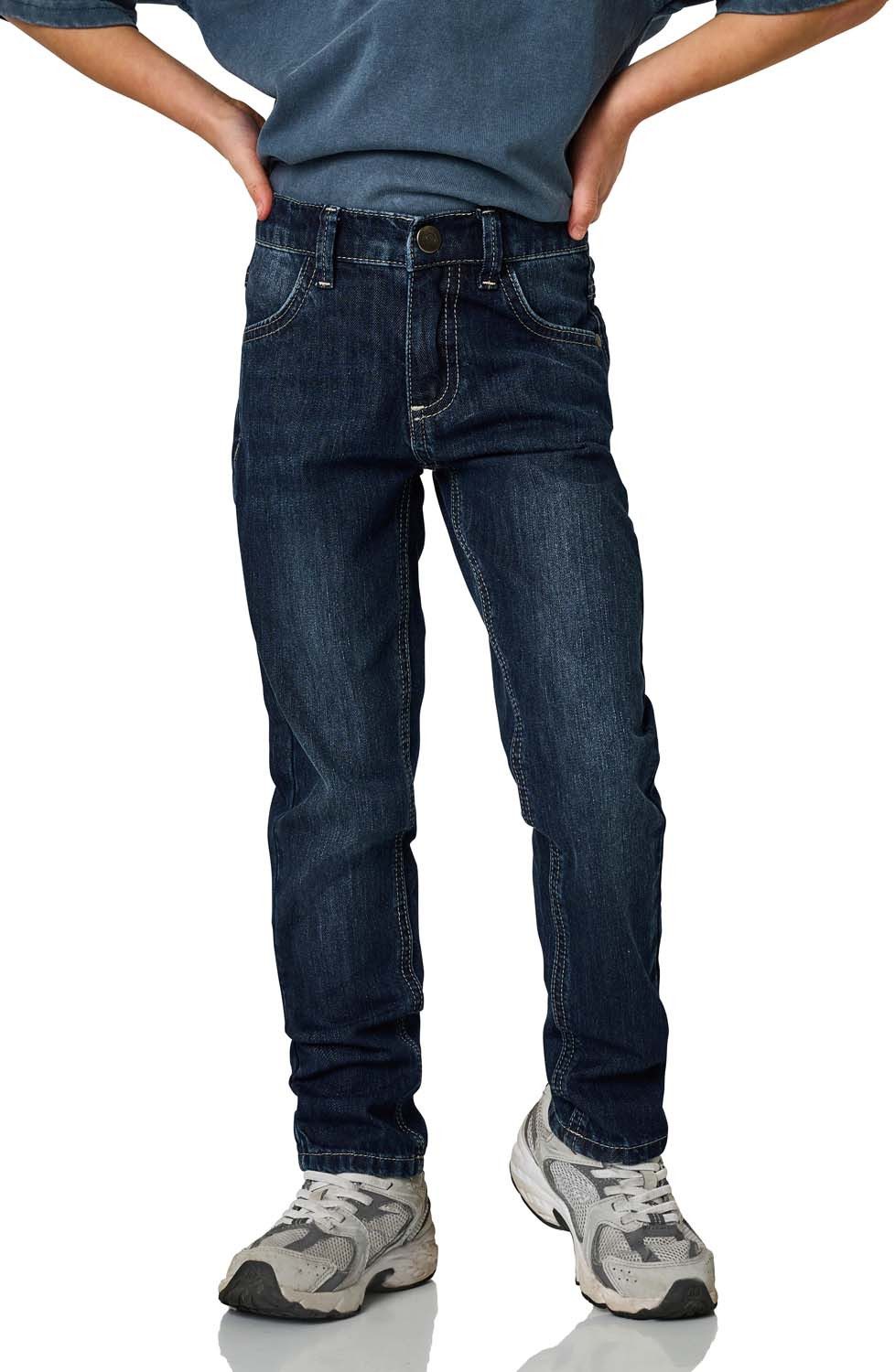 JAKO-O Gerade Jeans JAKO-O Jeanshose Kinder Baby unisex blau