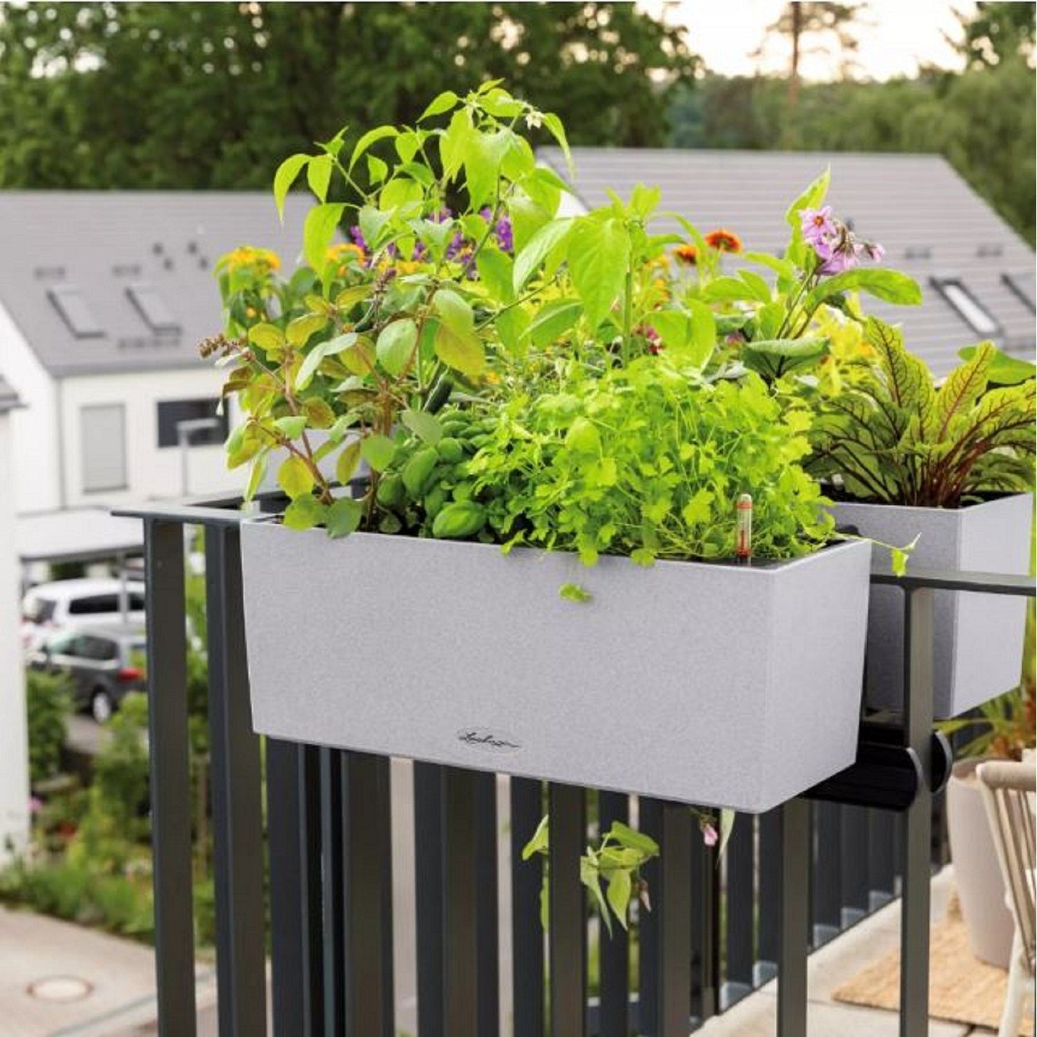 Lechuza® Balkonkasten BALCONERA Stone 100 quarzweiß günstig online kaufen