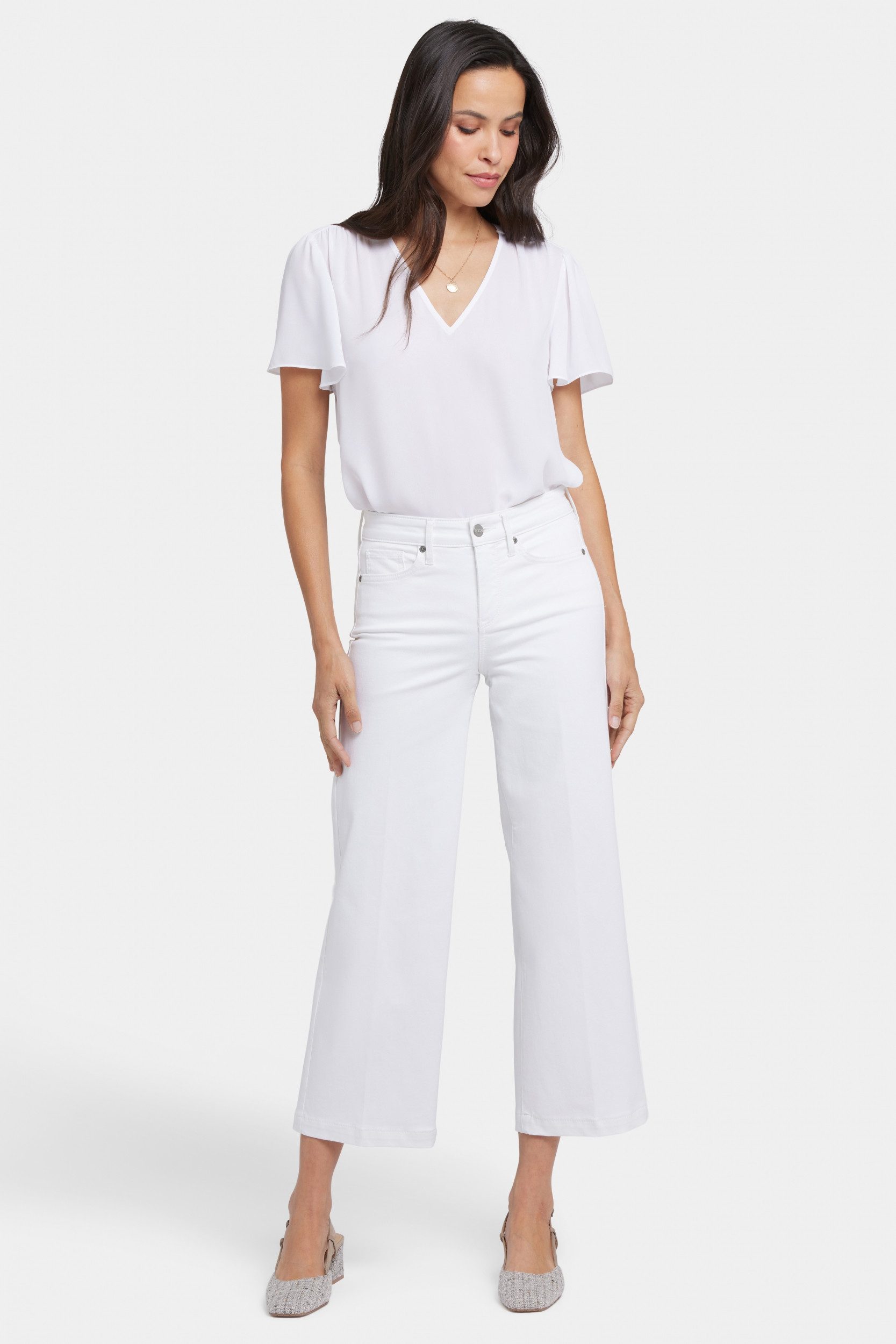 NYDJ Weite Jeans Teresa Wide Leg Ankle Jeans