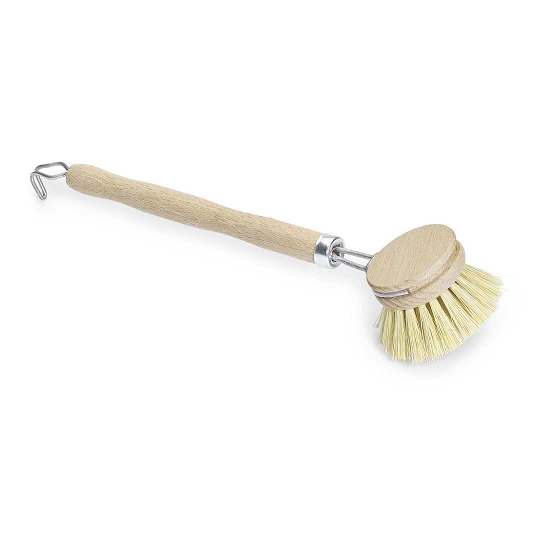 Nölle Reinigungsbürste Spülbürste Holz Fibre natur, Geschirrreinigung, (Stück, 1-tlg., Spülbürste), Holzspülbürste Küchenbürste Geschirrspülbürste Naturspülbürste