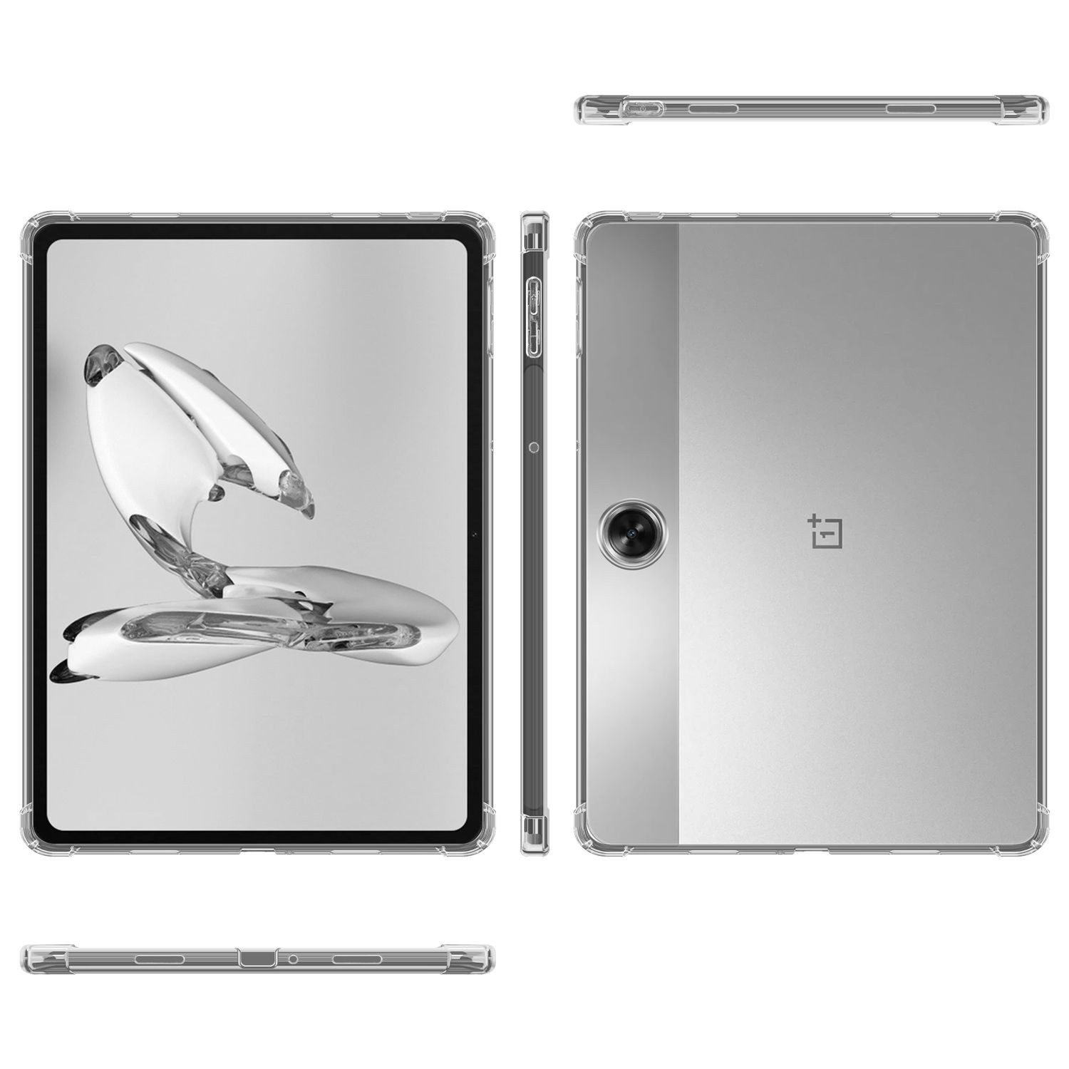 Cadorabo Tablet-Hülle für OnePlus Pad Go OnePlus Pad Go, Tablet Hülle TPU Silikon Schutzhülle Slim Transparent Case Cover