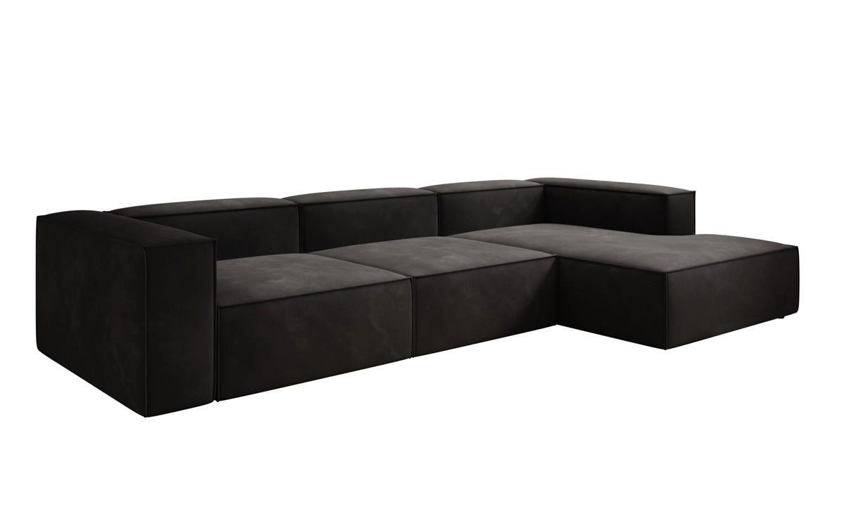 Luxusbetten24 Sofa Designer Sofa Lesley L, in Samt günstig online kaufen