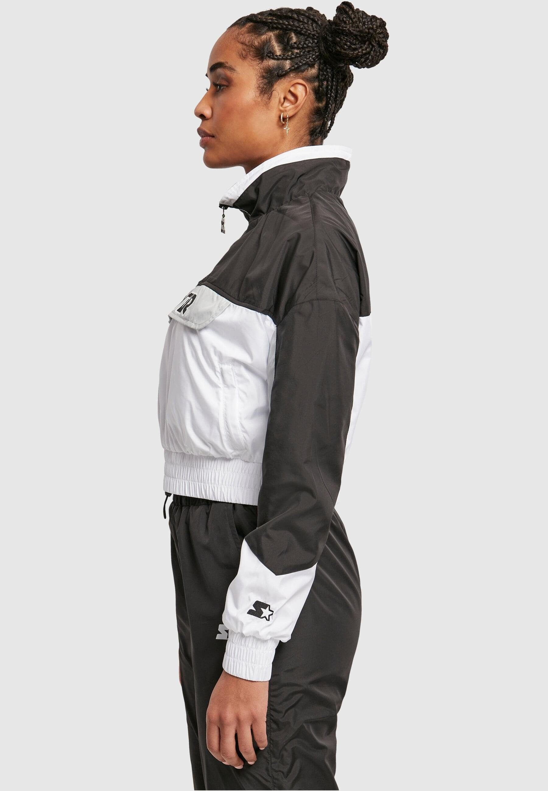 Starter Black Label Outdoorjacke Over Damen Colorblock (1-St) Jacket Starter Ladies Pull black/white