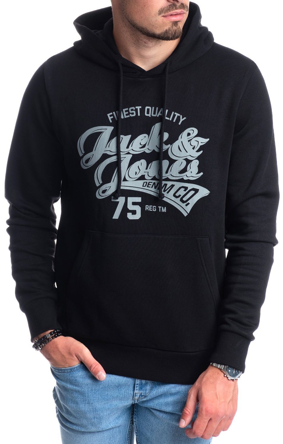 Jack & Jones Kapuzensweatshirt mit Kängurutasche günstig online kaufen