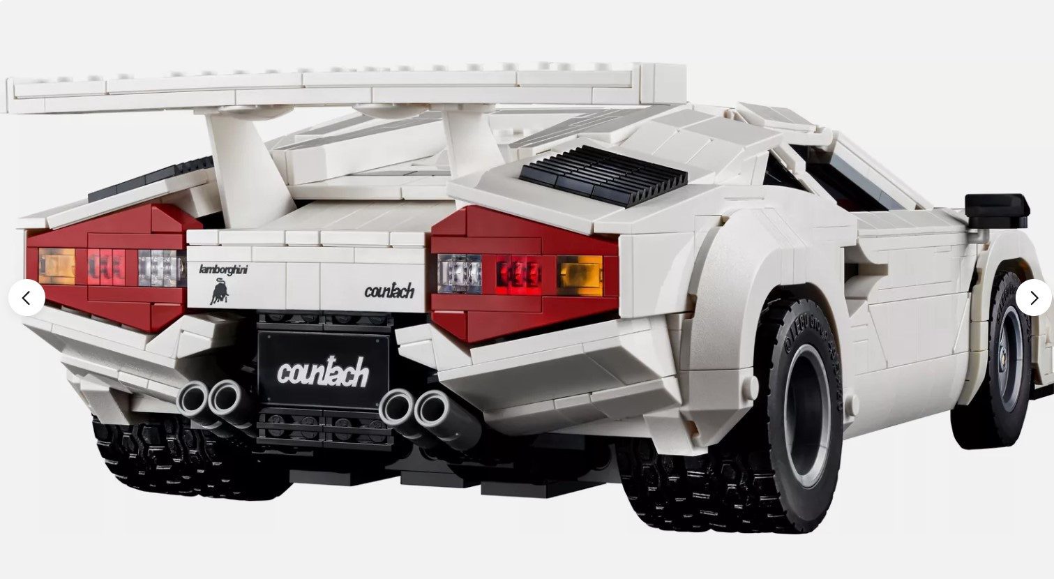 LEGO® Icons - Lamborghini Countach 5000 Quattrovalvole (10337) Spielbausteine, (1506 St)