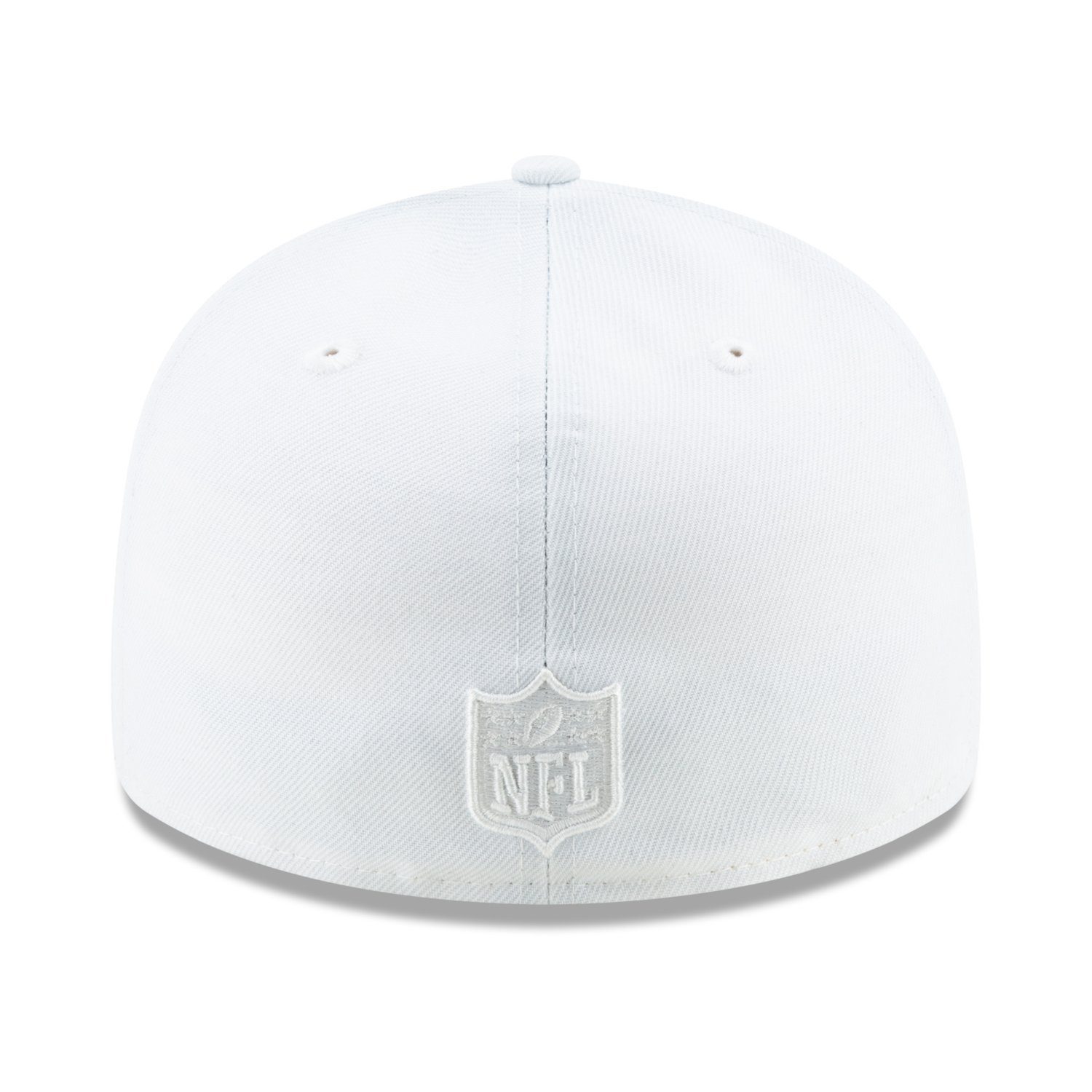 Low Era Cap Shield NFL Weiß Fitted Profile Logo 59Fifty New