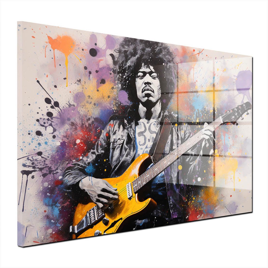 Artedinoi Acrylglasbild Abstrakt Hendrix Legacy Acrylglas Wandbild Bild Wanddeko Wohnzimmer XL