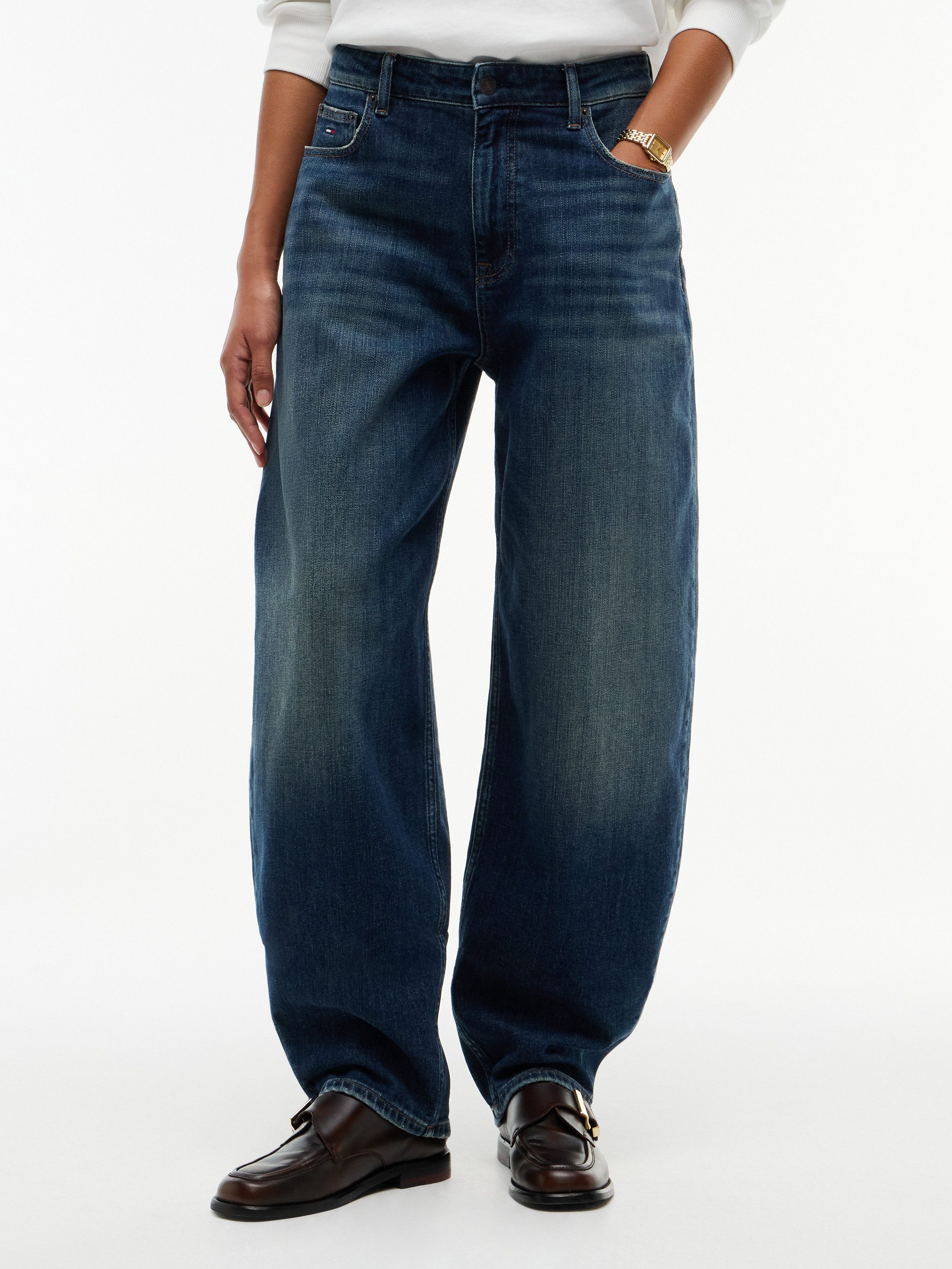 Tommy Jeans Loose-fit-Jeans JEANIE BALLOON DJ5152 Baumwollmischung, loose fit