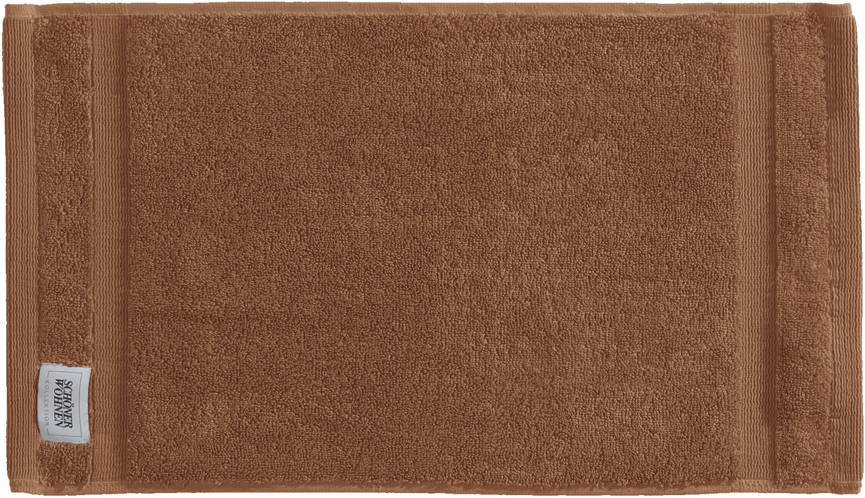 SCHÖNER WOHNEN-Kollektion Gästehandtuch Cuddly, Frottier (3-St), schnell trocknende Airtouch-Qualität