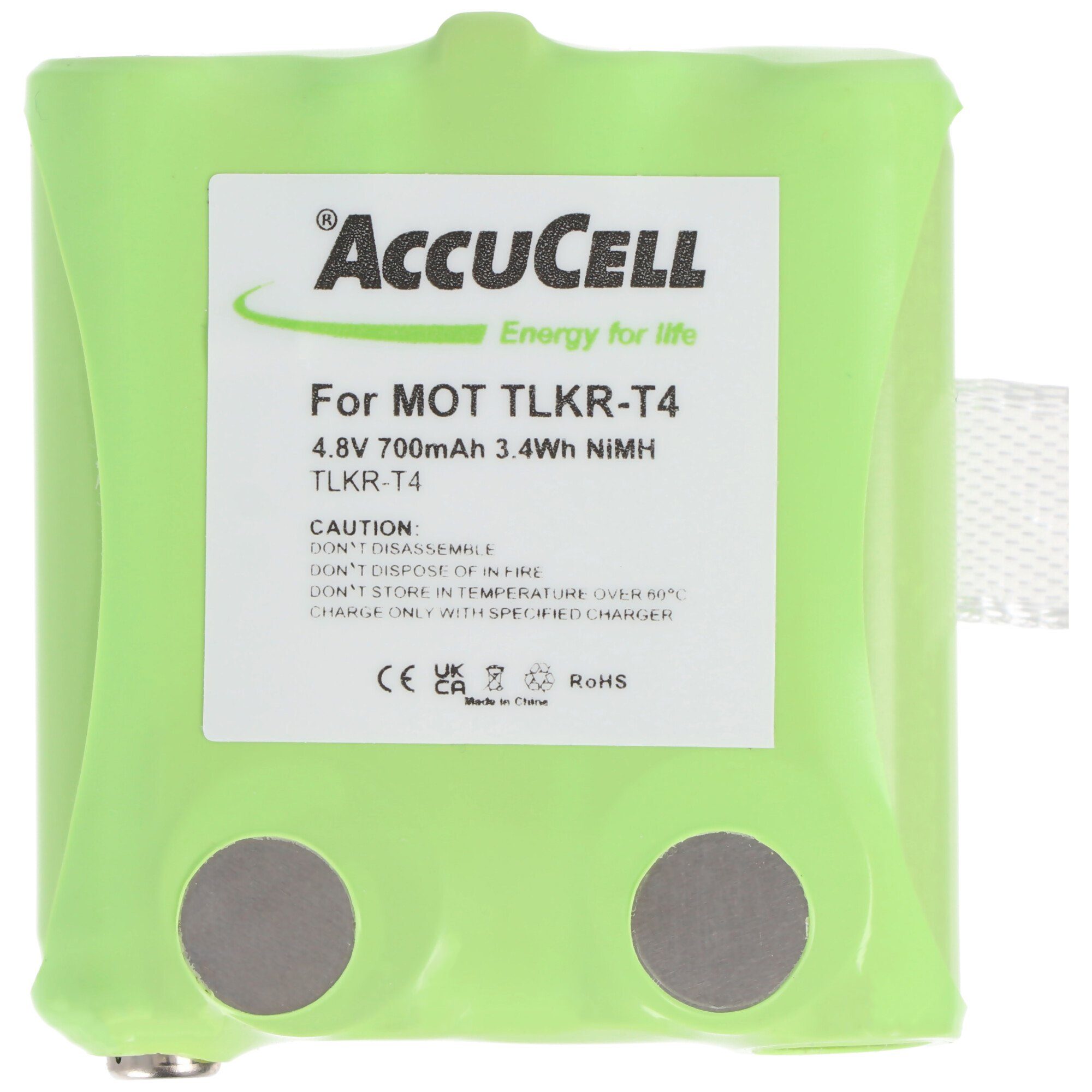 AccuCell MOTOROLA TLKR-T4 E TLKR-T7, mAh V) TKLR-T8, 700 (4,8 TKLR-T80, Akku TLKR-T5, Akku TKLR-T80