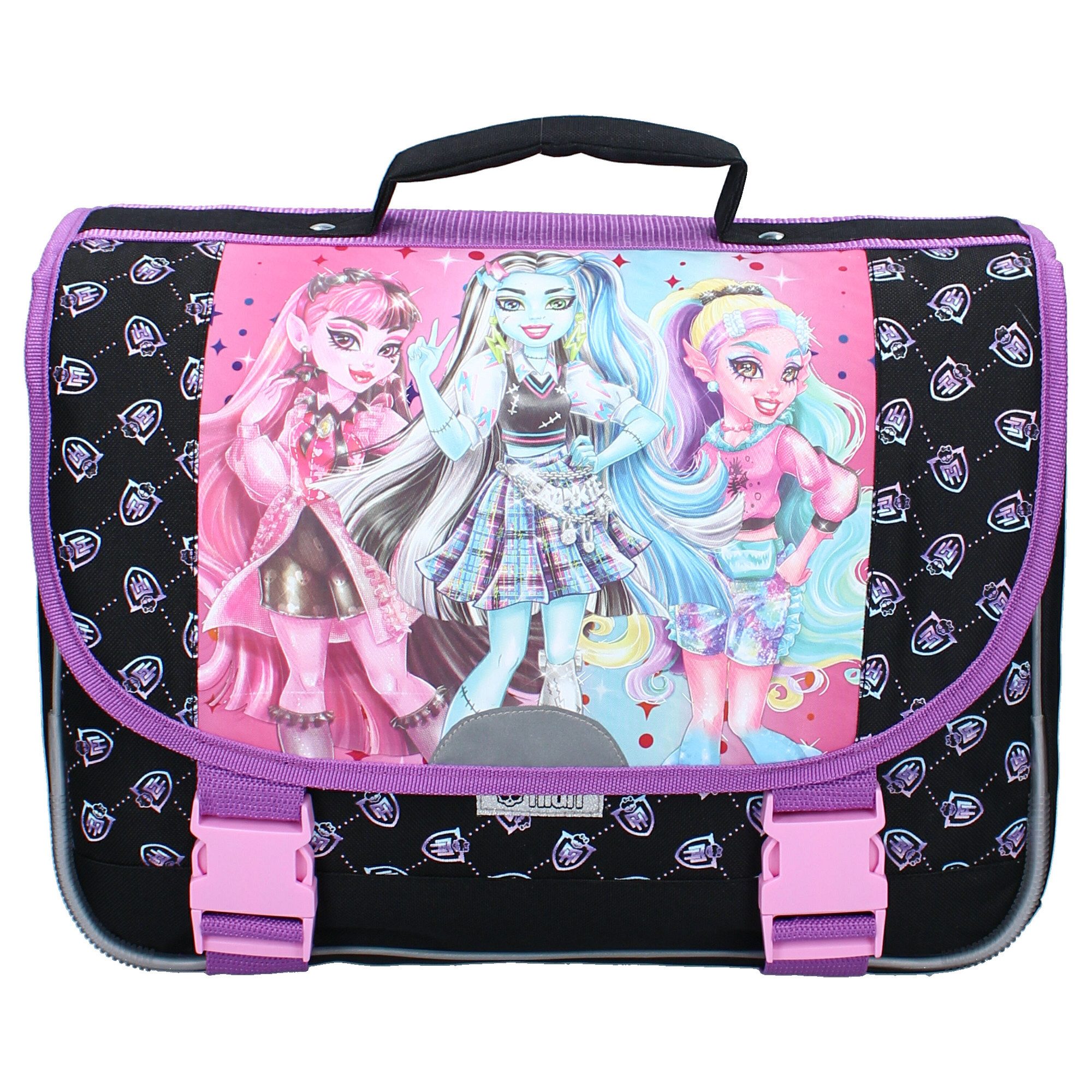 Monster High Kinderrucksack Rucksack Praktischer Schulrucksack mit Reißverschluss