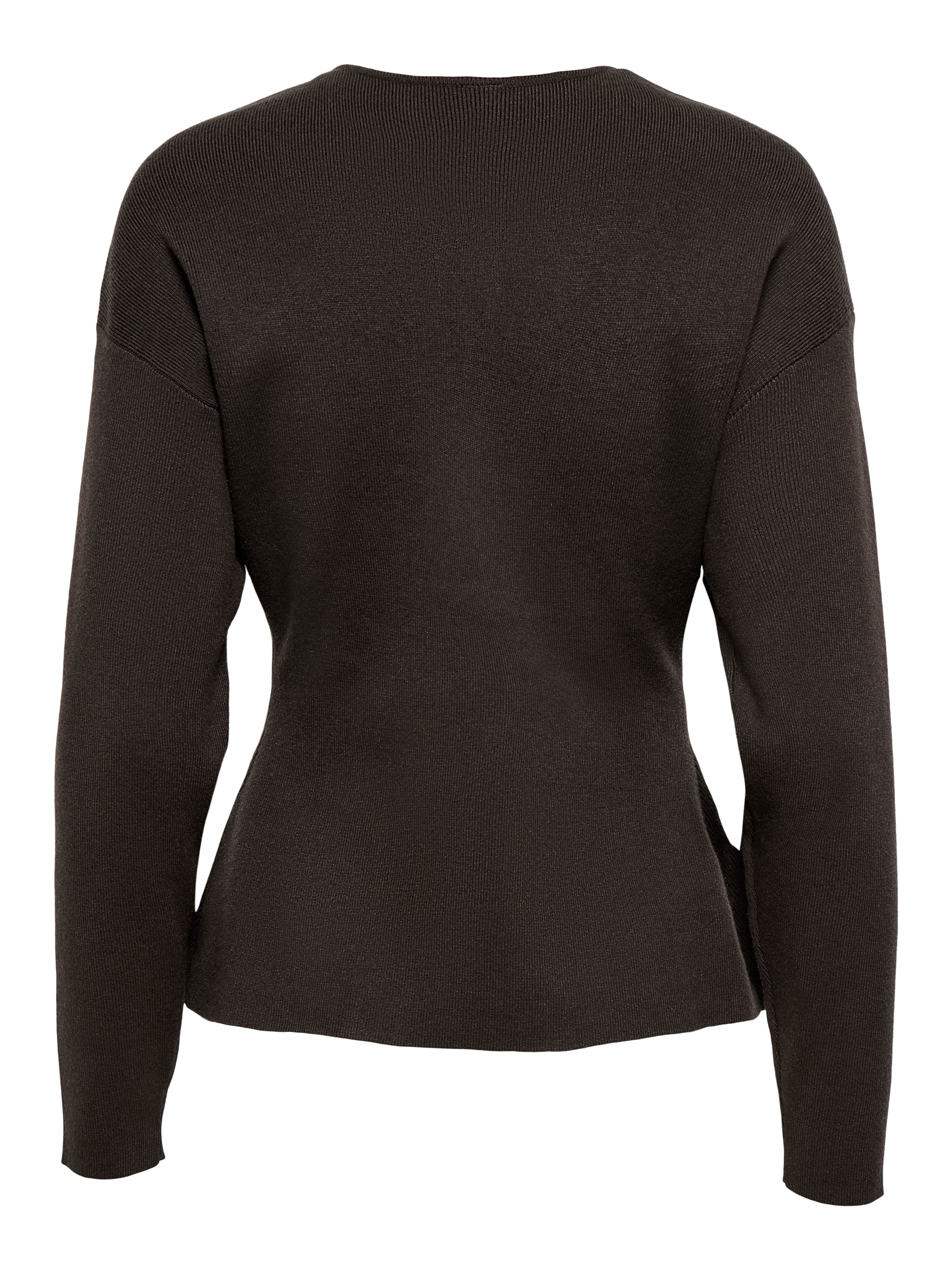 ONLY Strickjacke ONLLUCY LS O-NECK CARDIGAN EX KNT Materialmix, regular fit, Rundhals