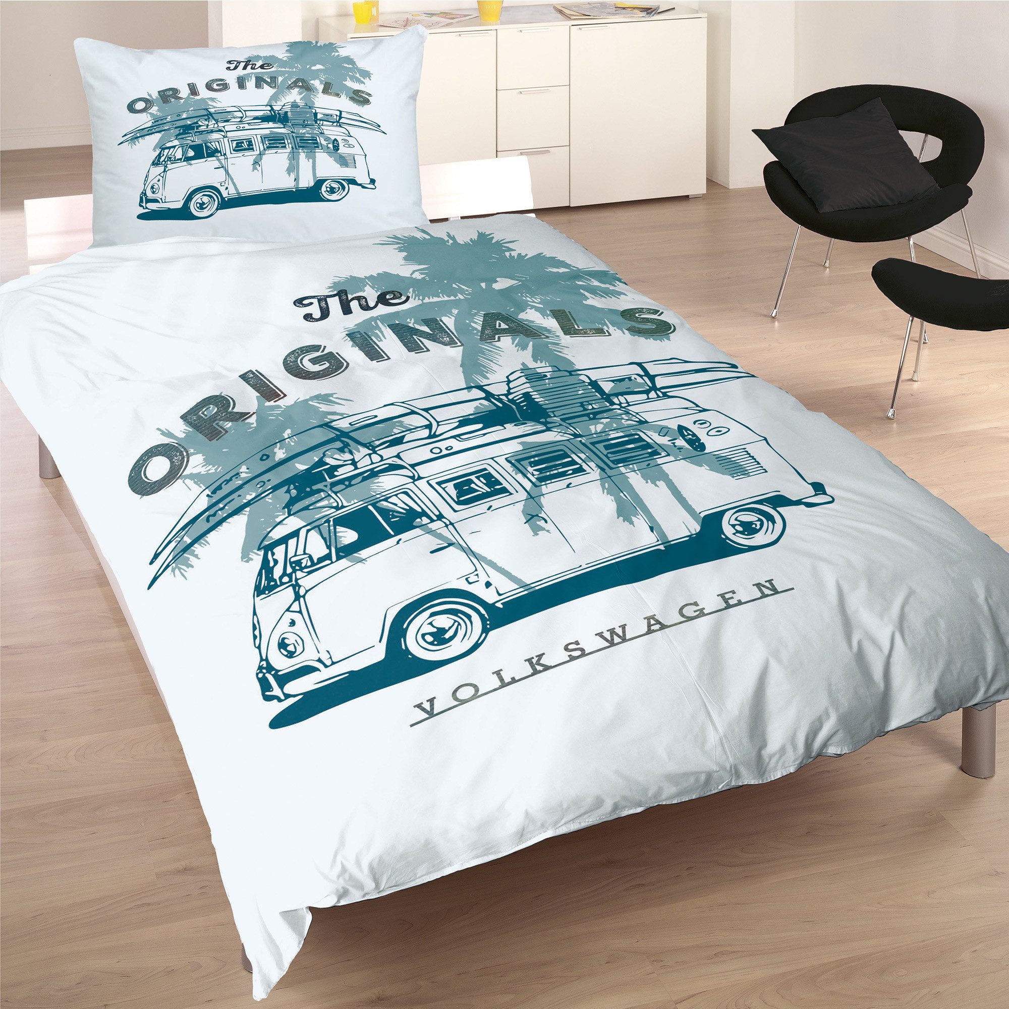 BERONAGE Wendebettwäsche VW Volkswagen Bulli T1 günstig online kaufen
