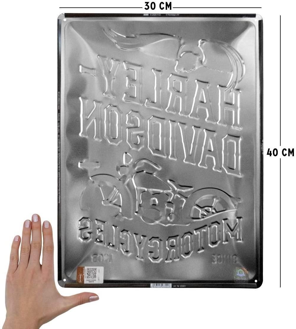 Nostalgic-Art Metallschild Blechschild 30 x 40 cm - Harley-Davidson - Motor günstig online kaufen