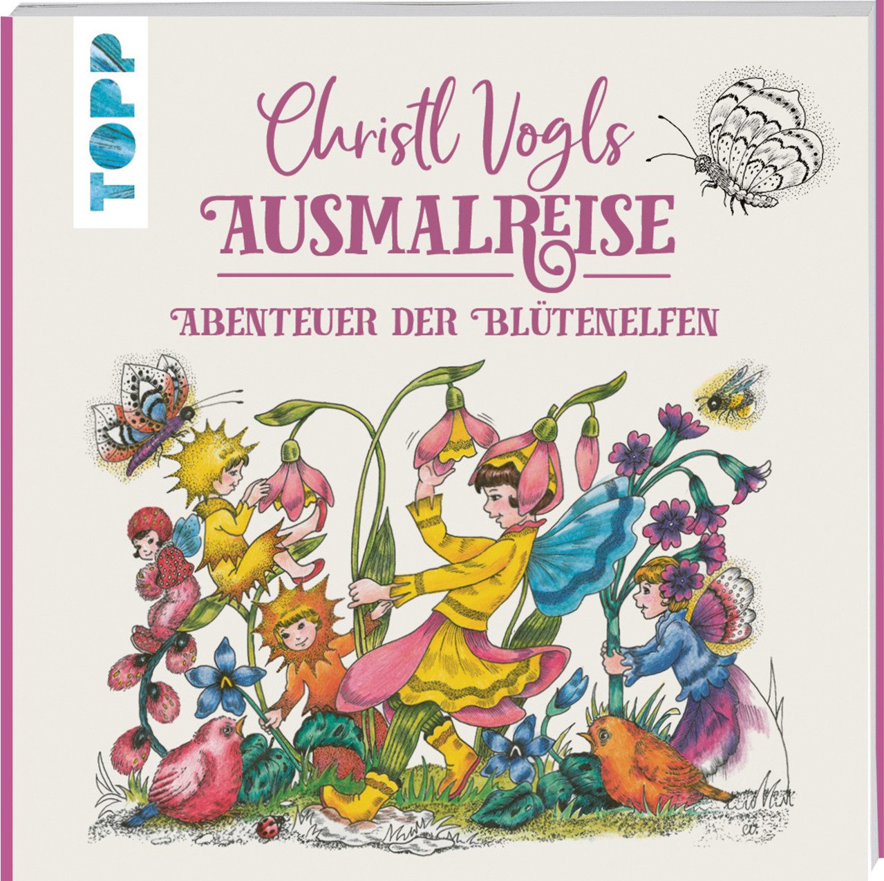 TOPP Kreativ Malbuch Malbuch Christl Vogls Ausmalreise - Abenteuer der