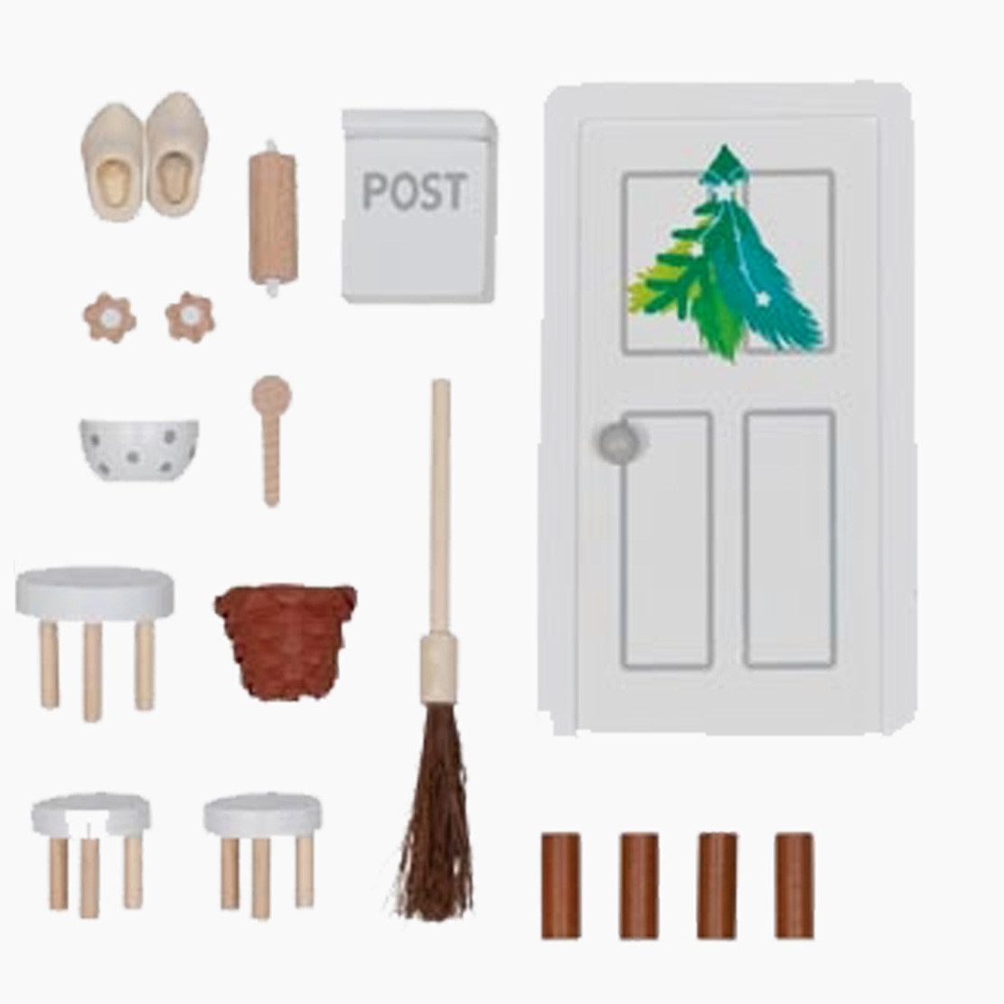 goki Wichtel Wichteltür mit Accessoires (Faltschachtel, 22 St., packung), eine besondere Magie in die Adventszeit