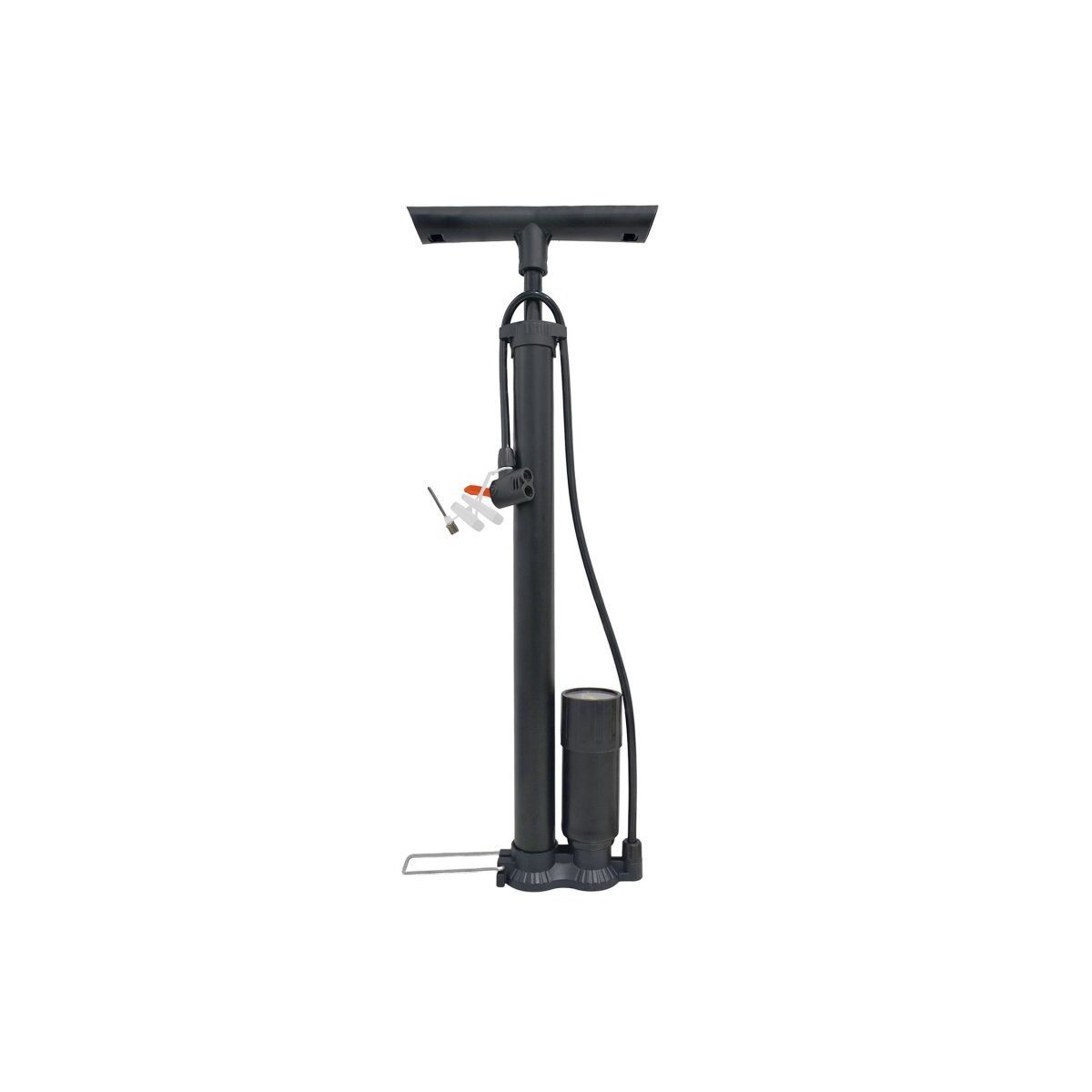 B-Bike Standpumpe 36341 (1-tlg), Standluftpumpe mit Manometer für präzise Druckkontrolle