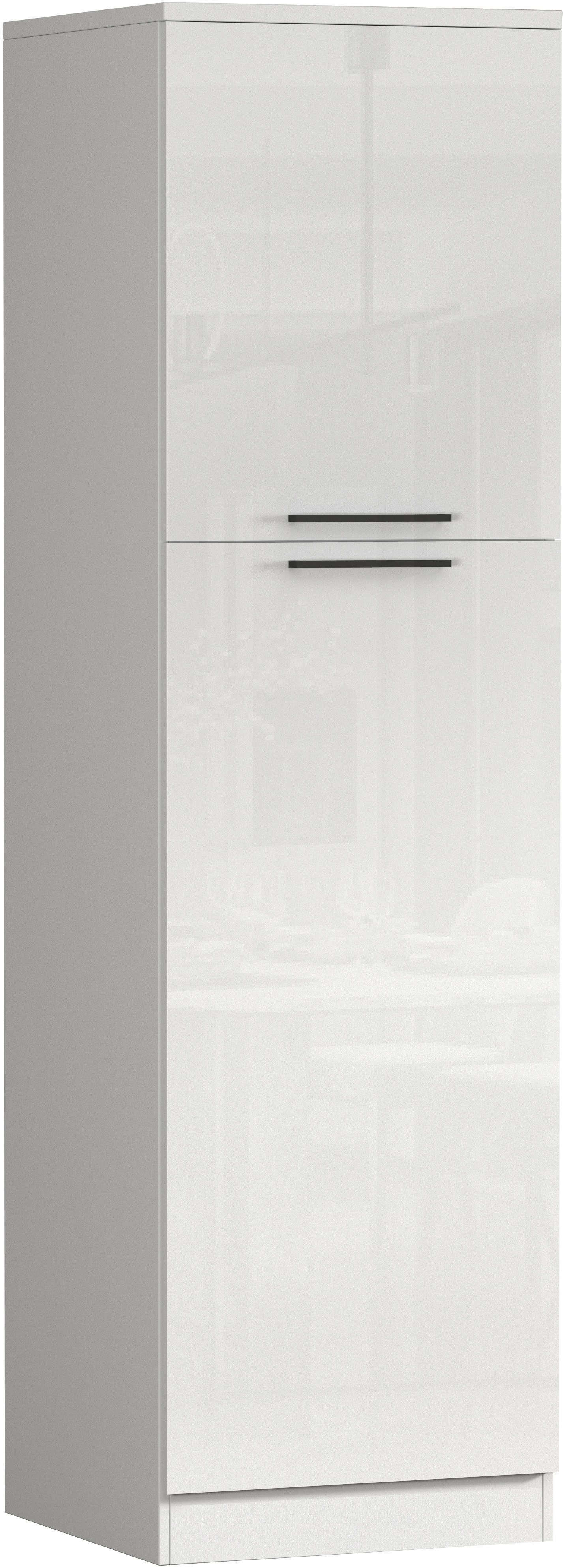 KOCHSTATION Vorratsschrank Luna, Hochschrank, Küchenvorratsschrank, Speiseschrank, Made in Italy B/T/H: 60×60×214,5 cm, mit 6 großzügigen Fächern