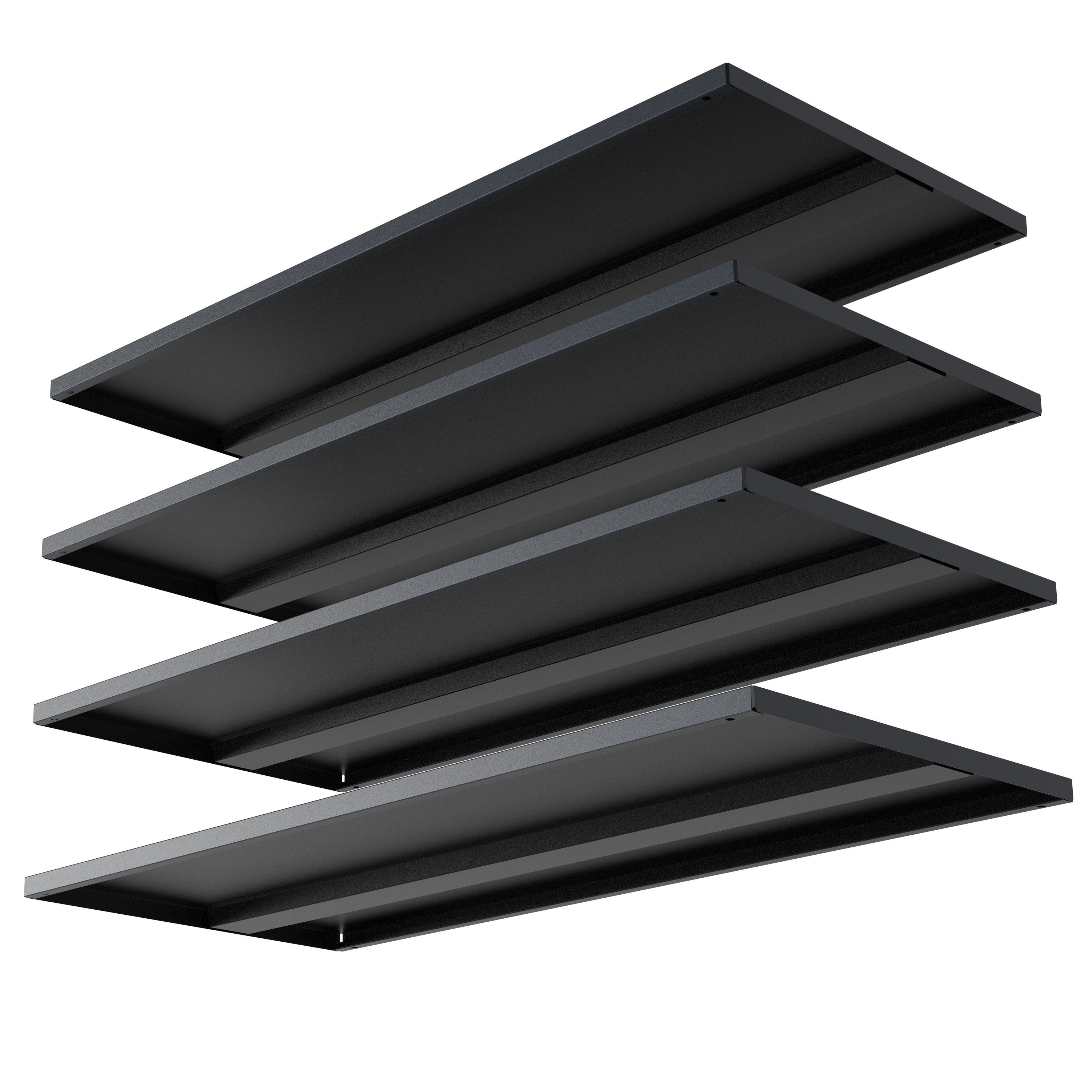 VCM Aktenschrank 4x Fachböden für Stahlschrank Serie Malivo (4-St) VCM Büroschrank Malivo 2x79x32 cm Stahl