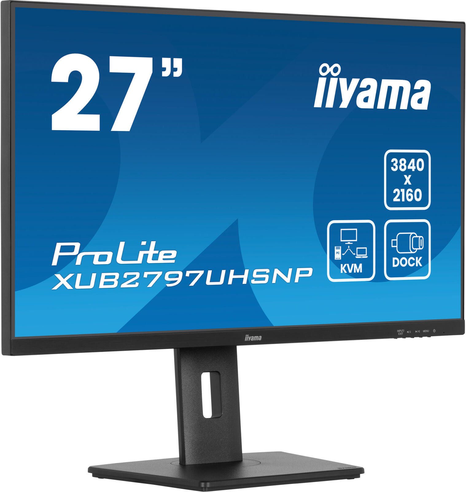Iiyama iiyama ProLite XUB2797UHSNP-B1 TFT-Monitor (3840 x 2160, 4 ms Reaktionszeit, 60 Hz, IPS Panel)