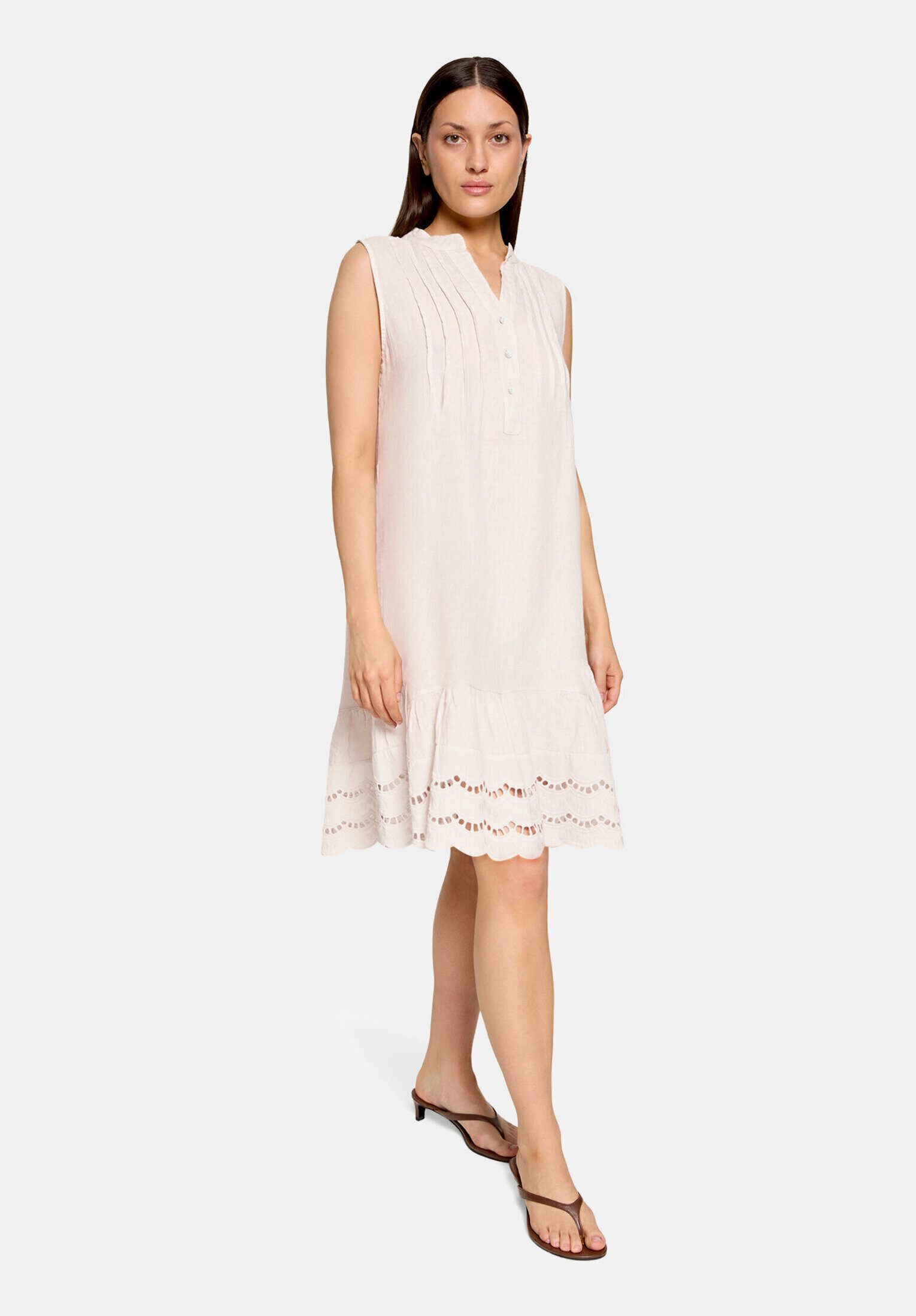 Cartoon Druckkleid Damen mit Stickerei