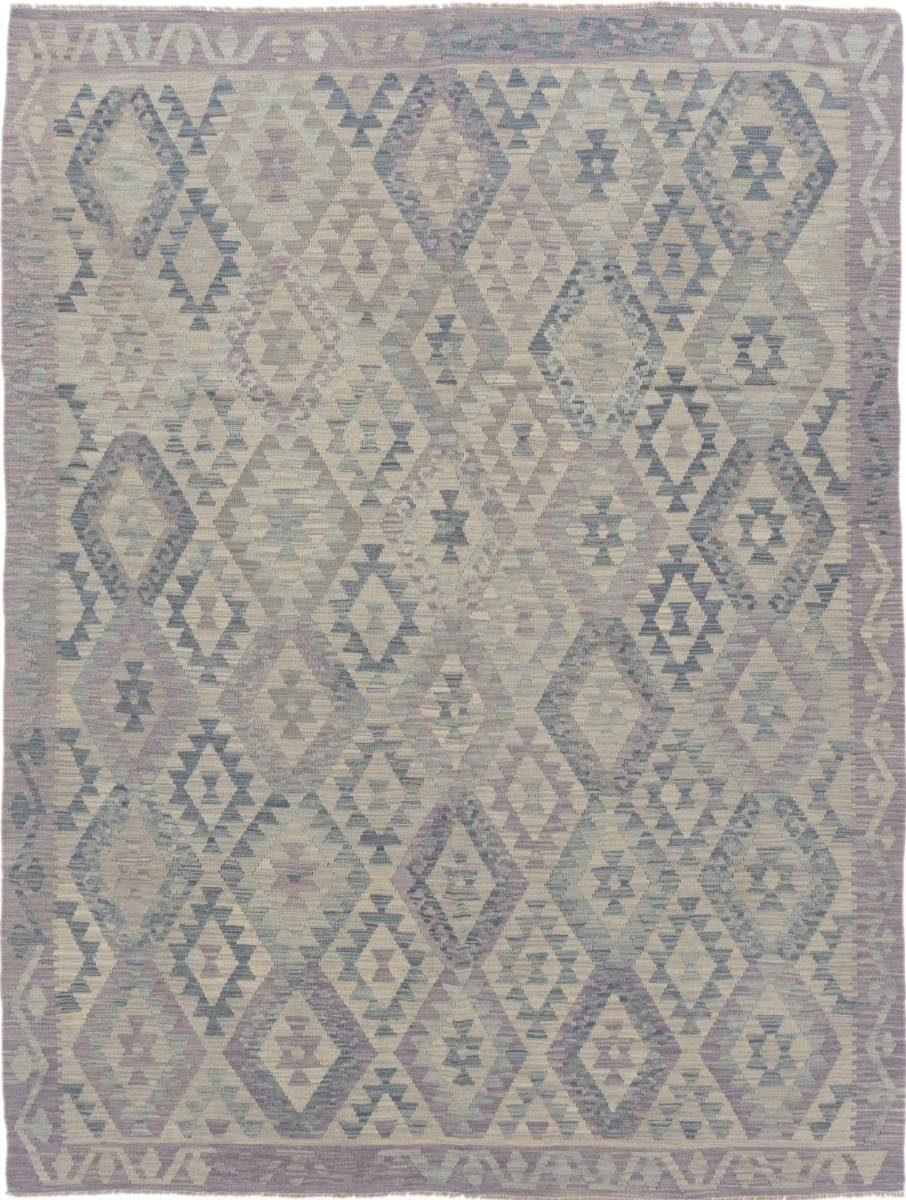 Orientteppich Kelim Afghan 205x290 Handgewebter Orientteppich, Nain Trading, rechteckig, Höhe: 3 mm