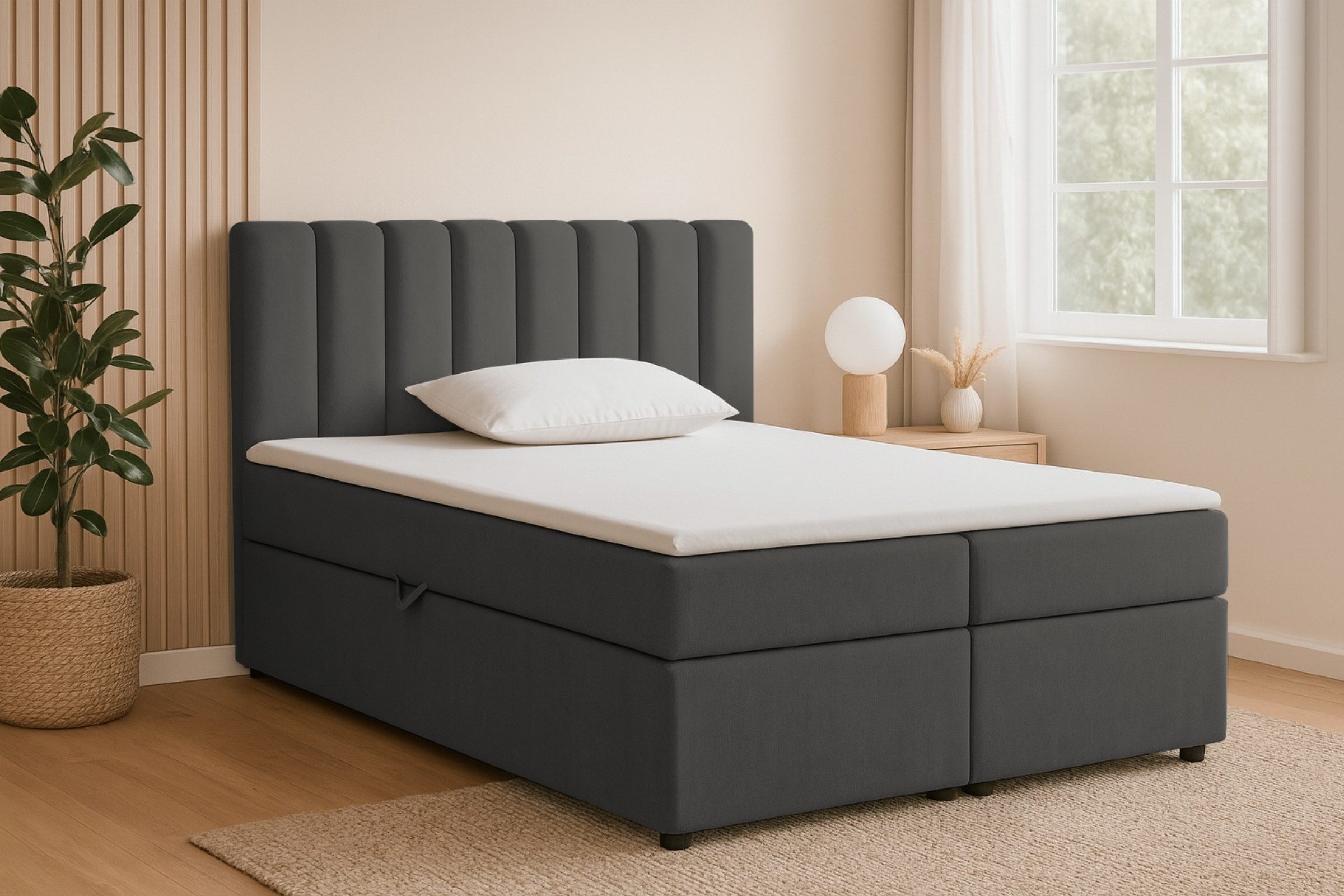 Deine Möbel 24 Boxspringbett VIKA Komplettbett günstig online kaufen
