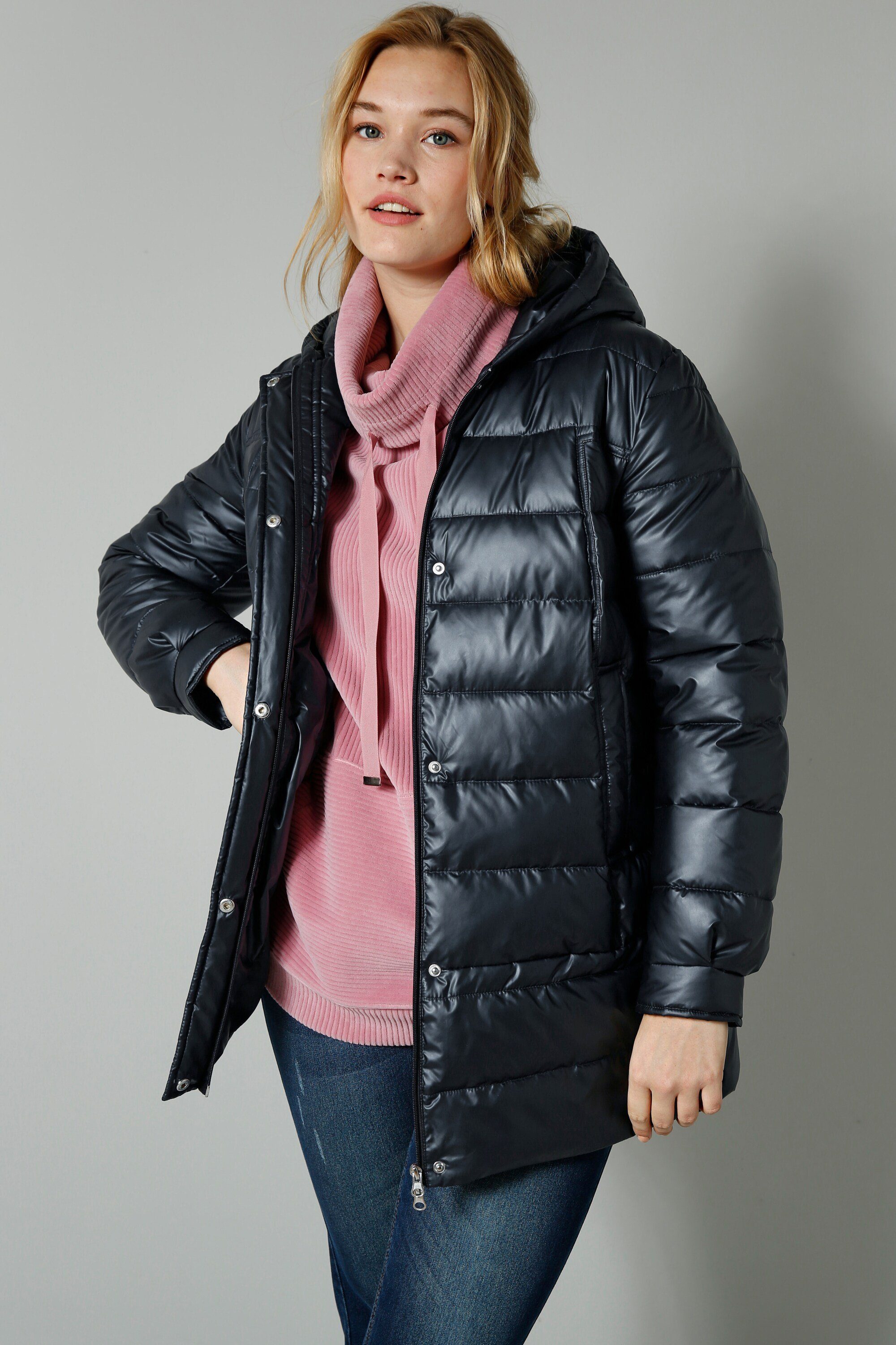Janet & Joyce Steppjacke Steppjacke Kapuze günstig online kaufen
