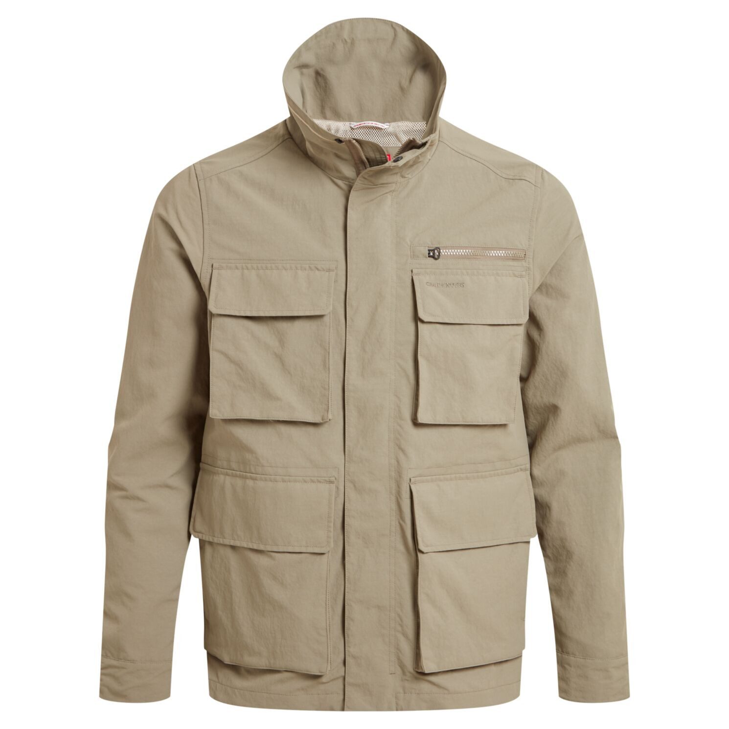 Craghoppers Hardshelljacke Craghoppers NosiLife Adventure Outdoorjacke Insektenschutz, pebble