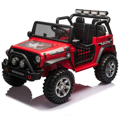 Ulife Elektro-Kinderauto rotes Elektroauto für Kinder, Audi-Modell, 2*45W Motor Ulife, Belastbarkeit 50 kg, mit Fernbedienung & USB-Anschluss, 12V, 3 Geschwindigkeitsstufen