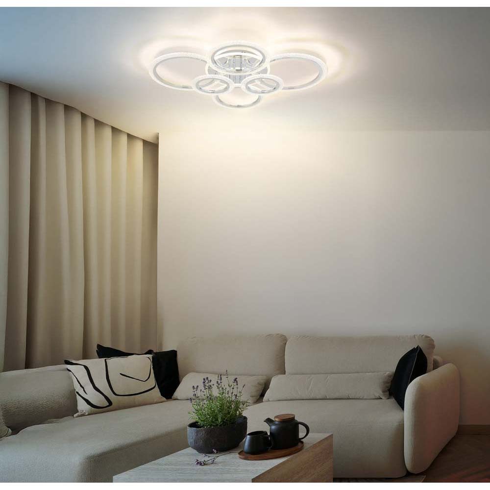 GLOBO LIGHTING LED Deckenleuchte, LED-Leuchtmittel fest verbaut, Kaltweiß, günstig online kaufen