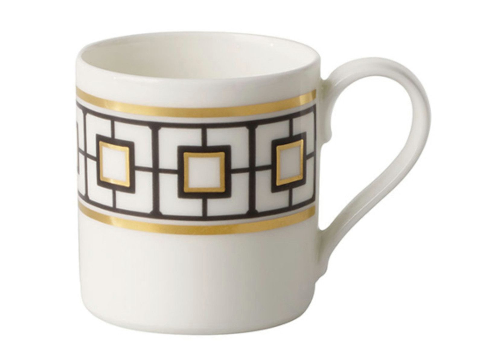 Villeroy & Boch Espressotasse Signature Metrochic Mokka-/Espressoobere 0,08 l, Premium Bone Porcelain, MetroChic Mokka-/Espressoobertasse