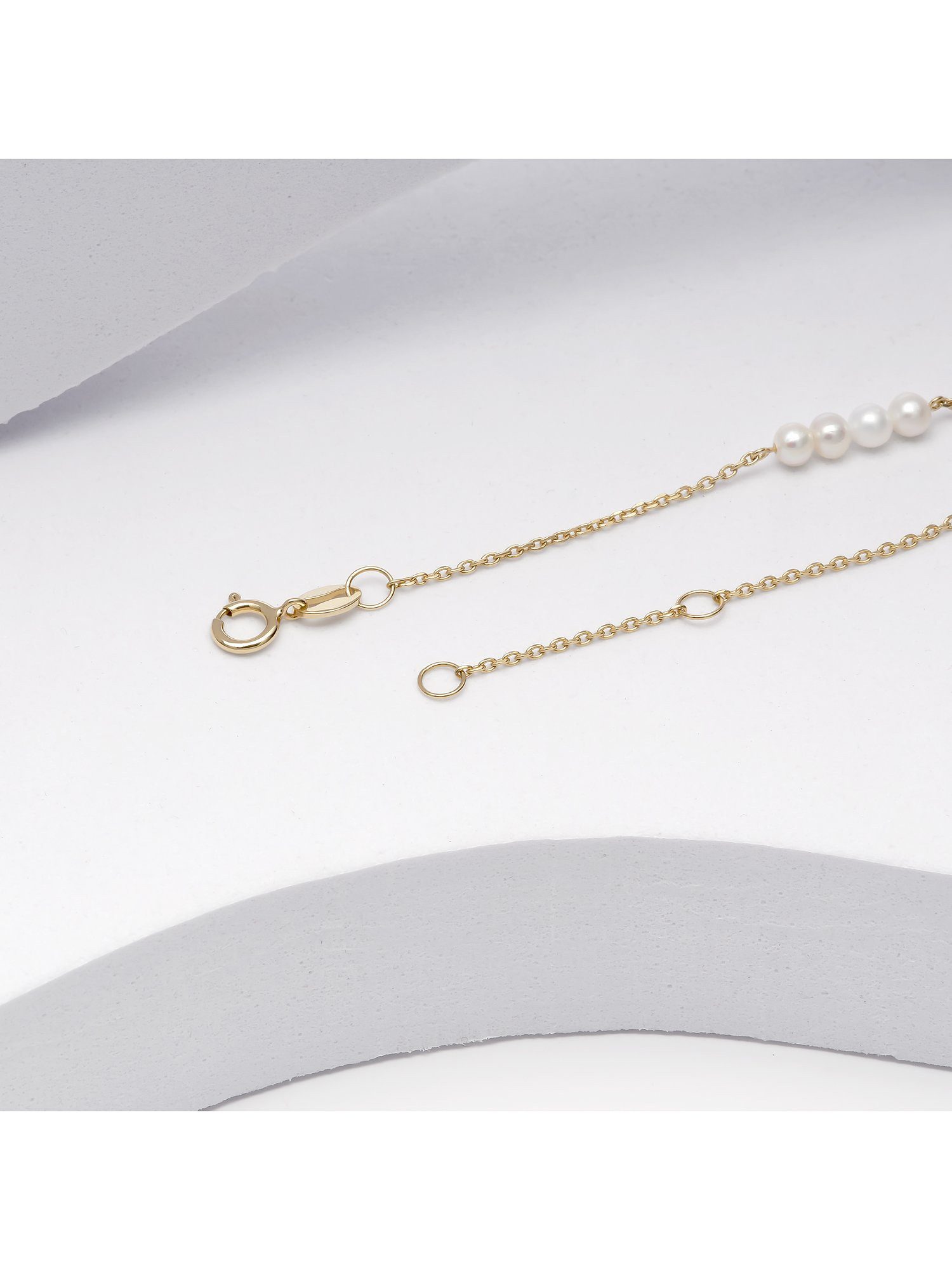 CHRIST Armband CHRIST Damen-Armband 585er Gelbgold Süßwasserperle