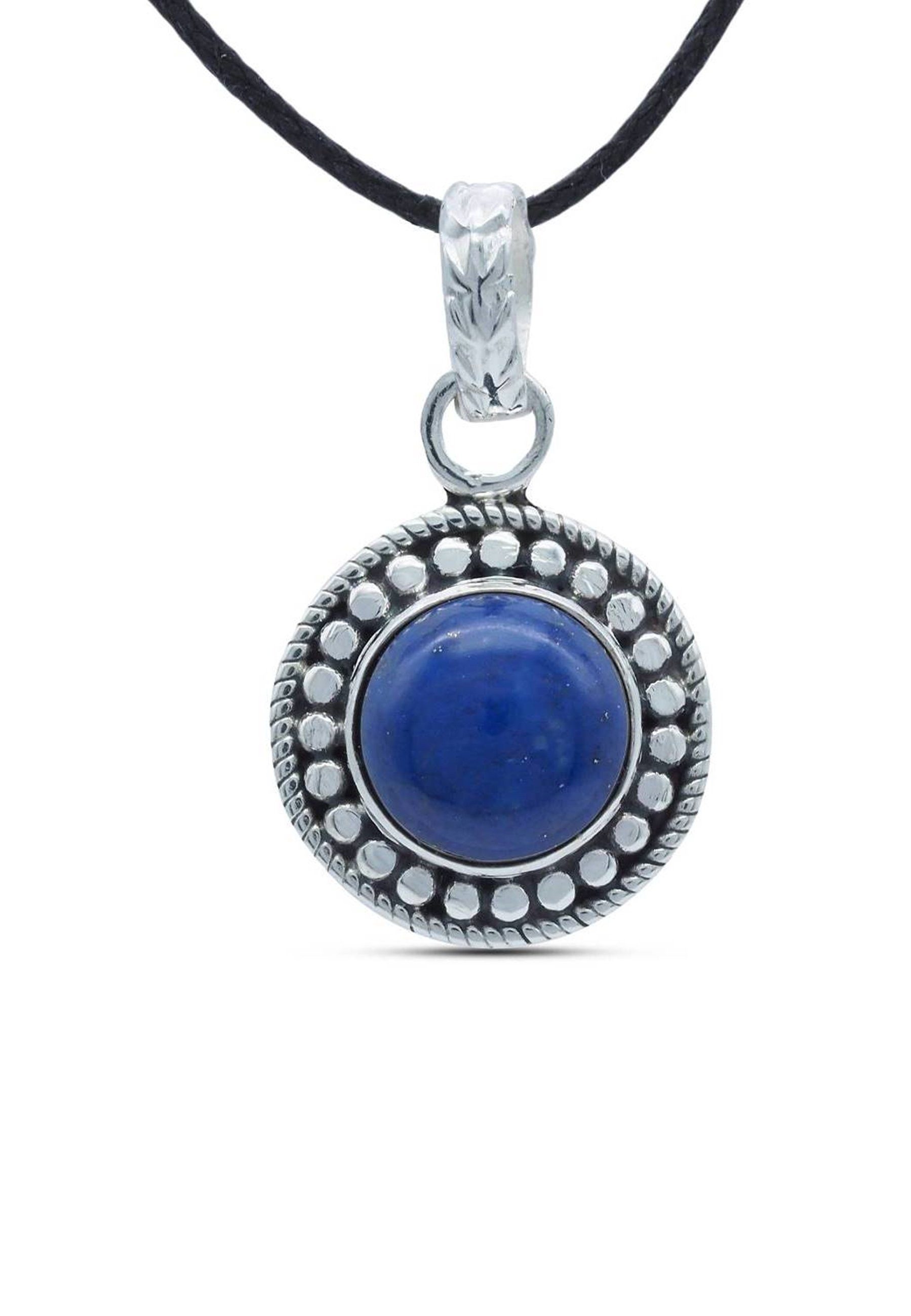 mantraroma Kettenanhänger 925er Silber mit Lapis Lazuli