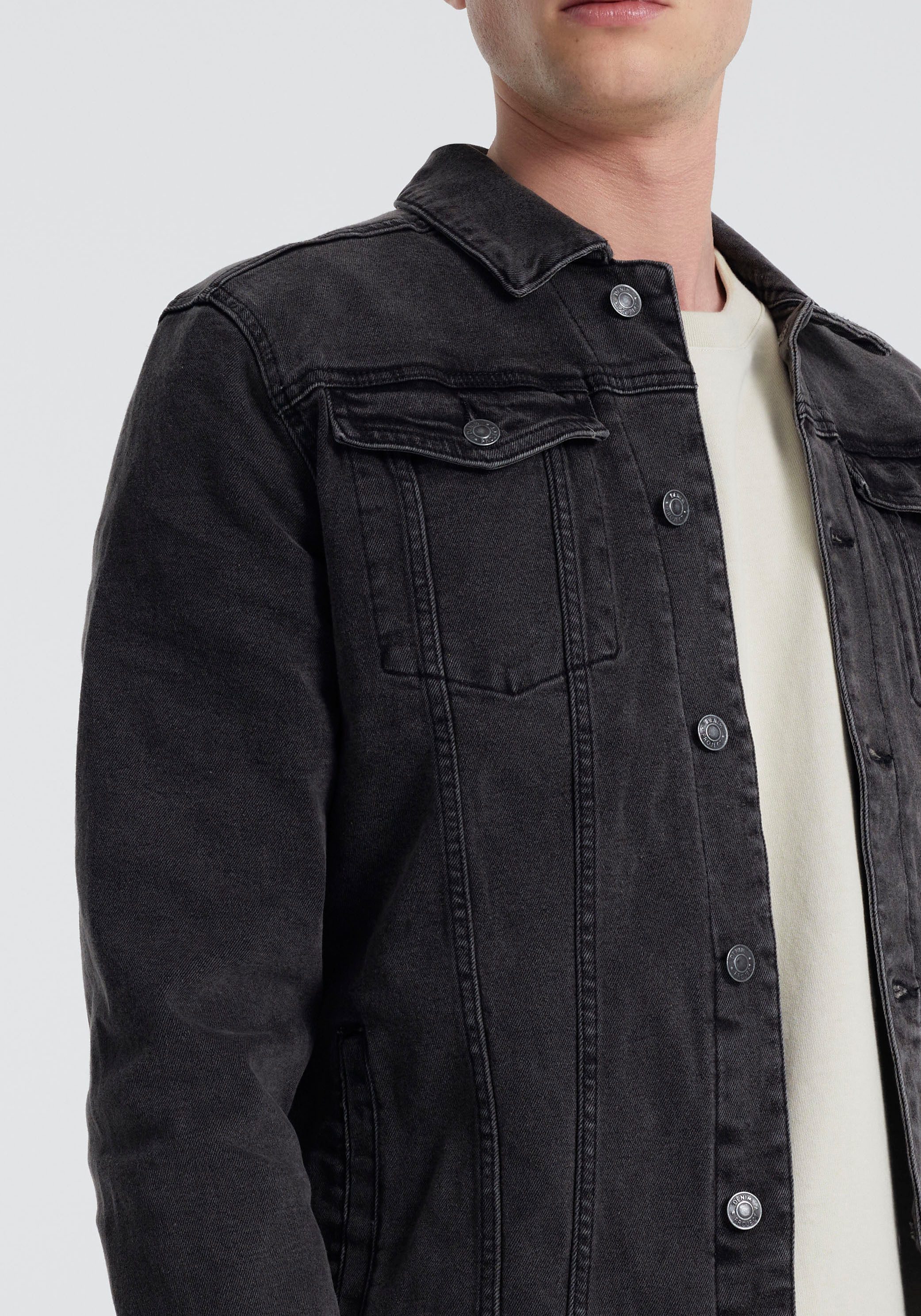 DENIM PROJECT Jeansjacke im klassischen Look günstig online kaufen