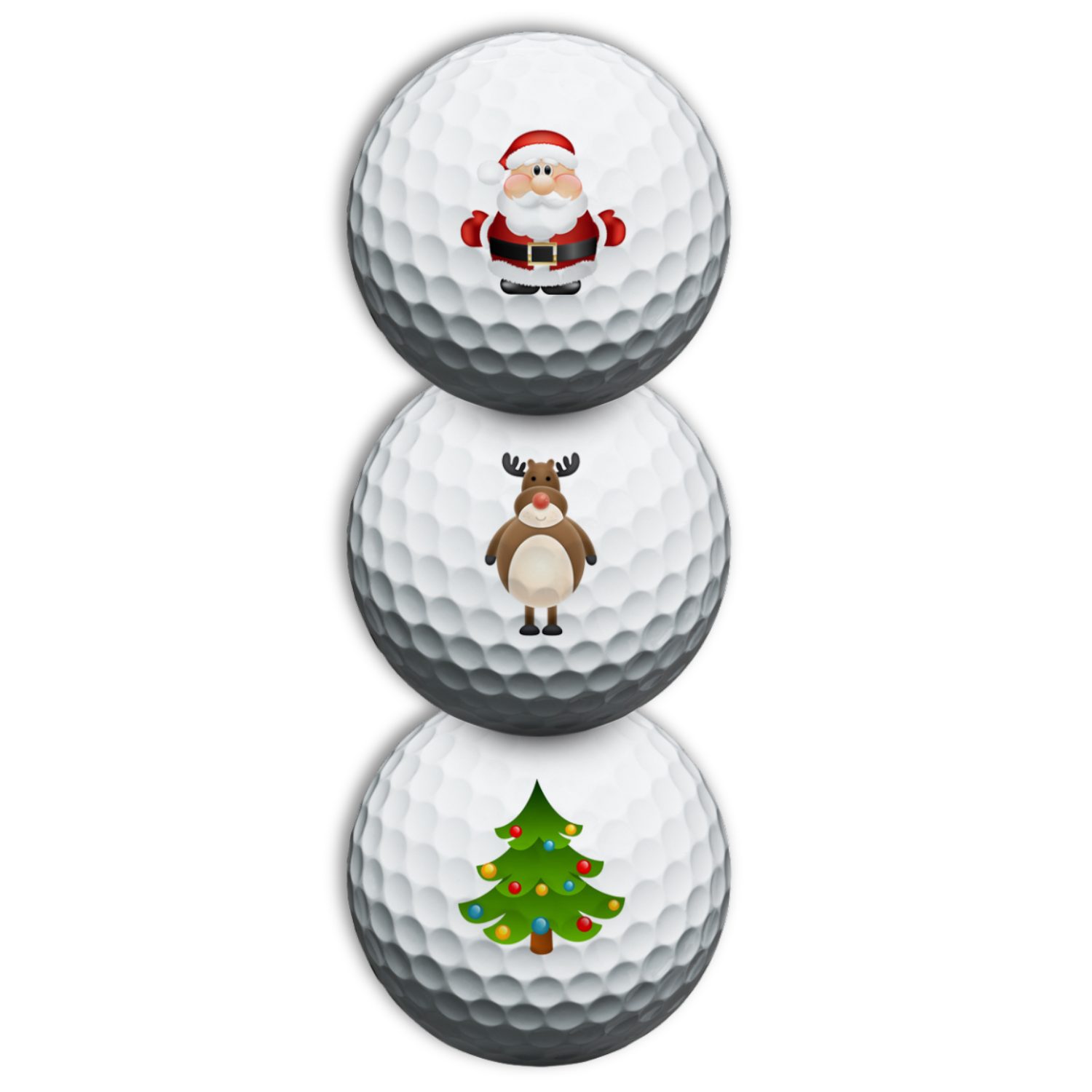 Callaway Golfball Warbird Weihnachtsgolfbälle Christmas Golfbälle 3er Set (1-St)