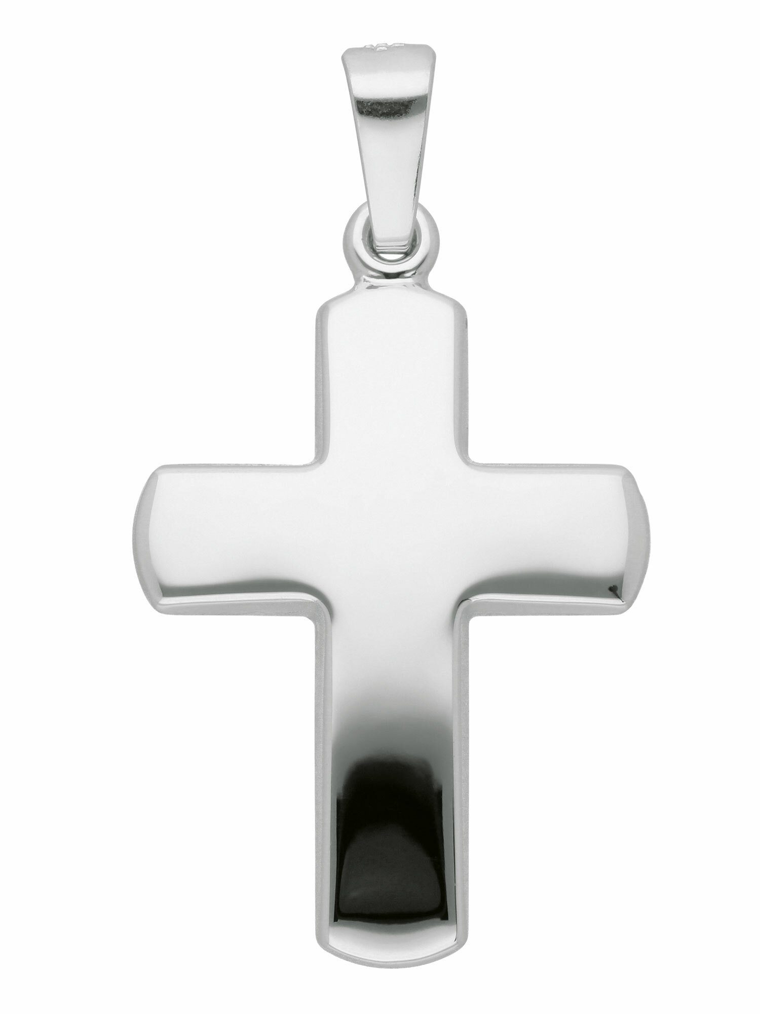 Adelia´s Kettenanhänger 333 Weißgold Kreuz Anhänger, Goldschmuck für Damen & Herren | Kettenanhänger