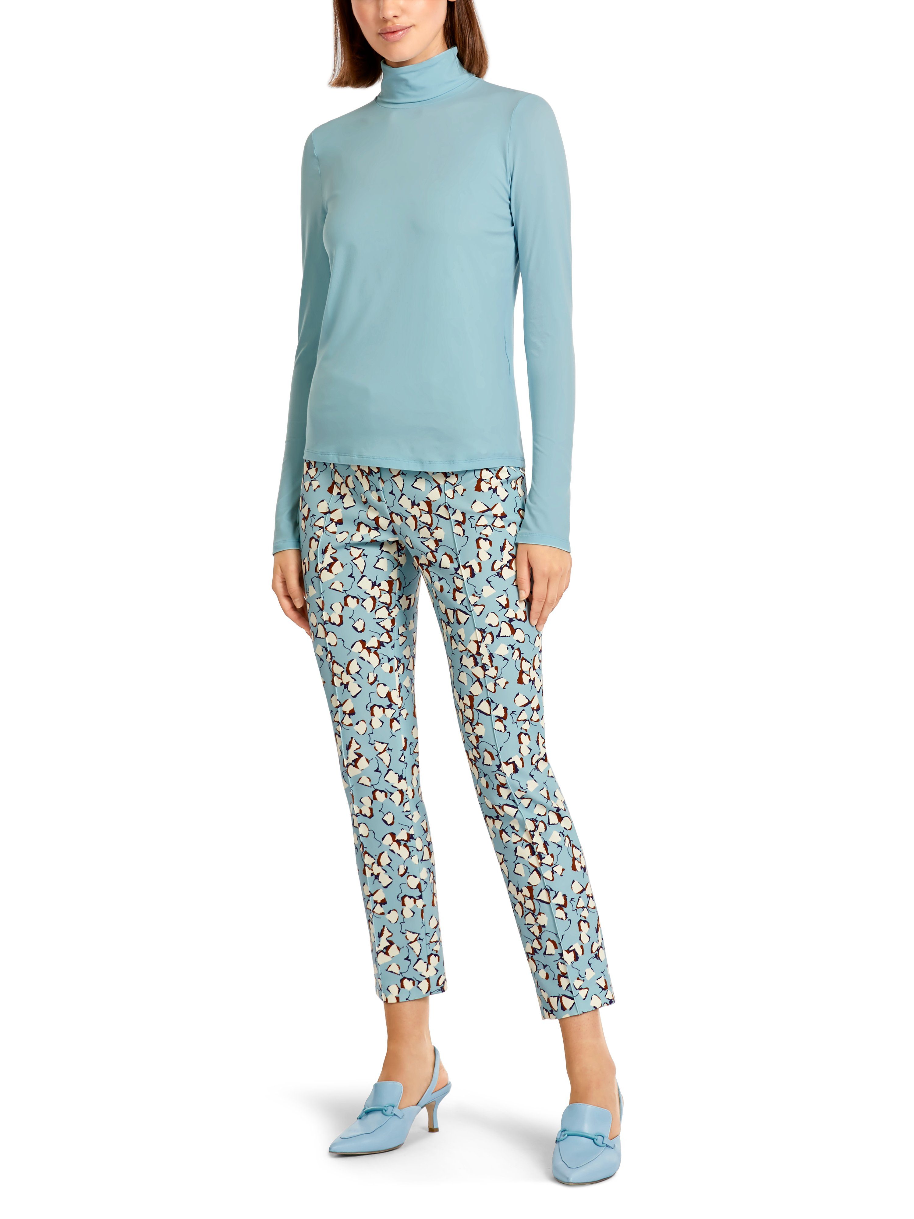 Marc Cain T-Shirt Unifarbenes Langarmshirt