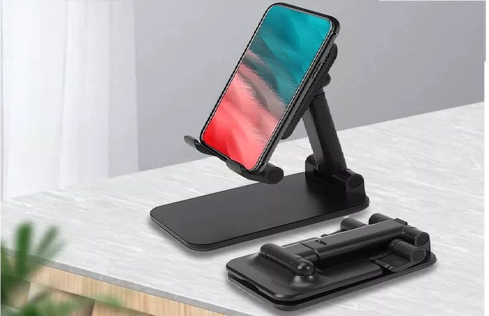 OLi Headset-Halterung Smartphone Handy Ständer für Tisch Schreibtisch Handyhalterung klappba, (bis 11,00 Zoll, Halterung für Tablet, Ipad, Smartphone, Handy)